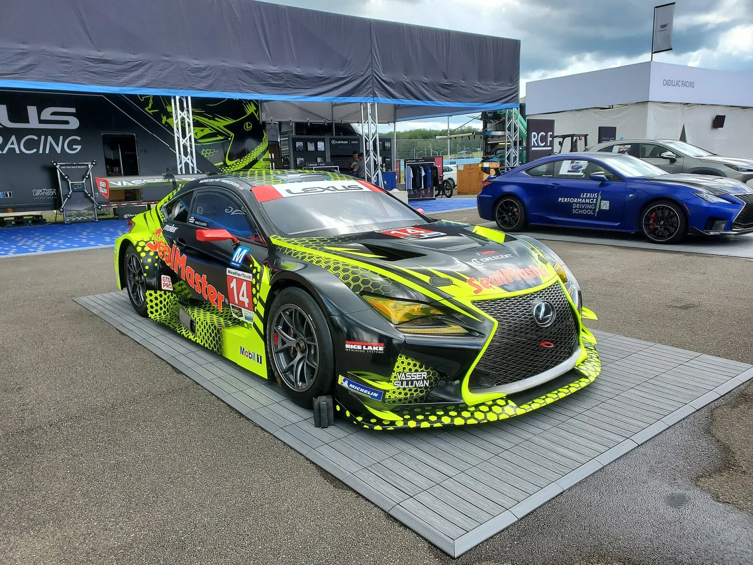 Lexus RC F GT3 Concept show car at the 2014 Geneva Motor Show