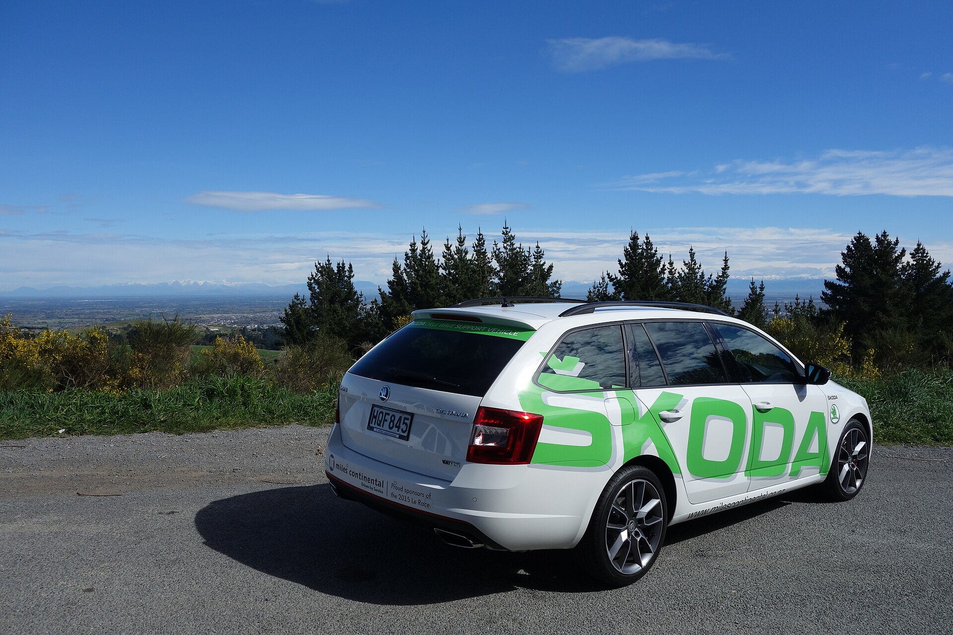 2014 ŠKODA Octavia RS Wagon, third generation, front view