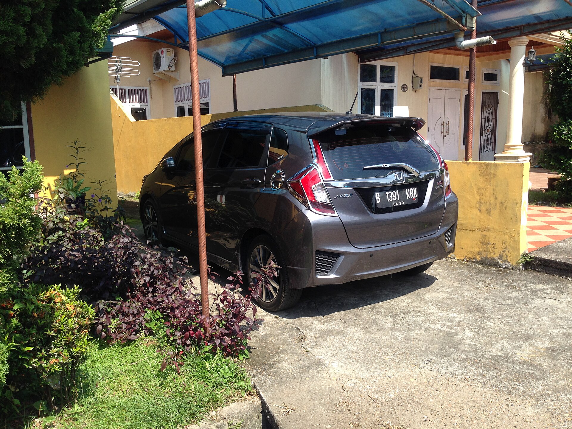 2015 Honda Jazz parked in Telanai Indah estate