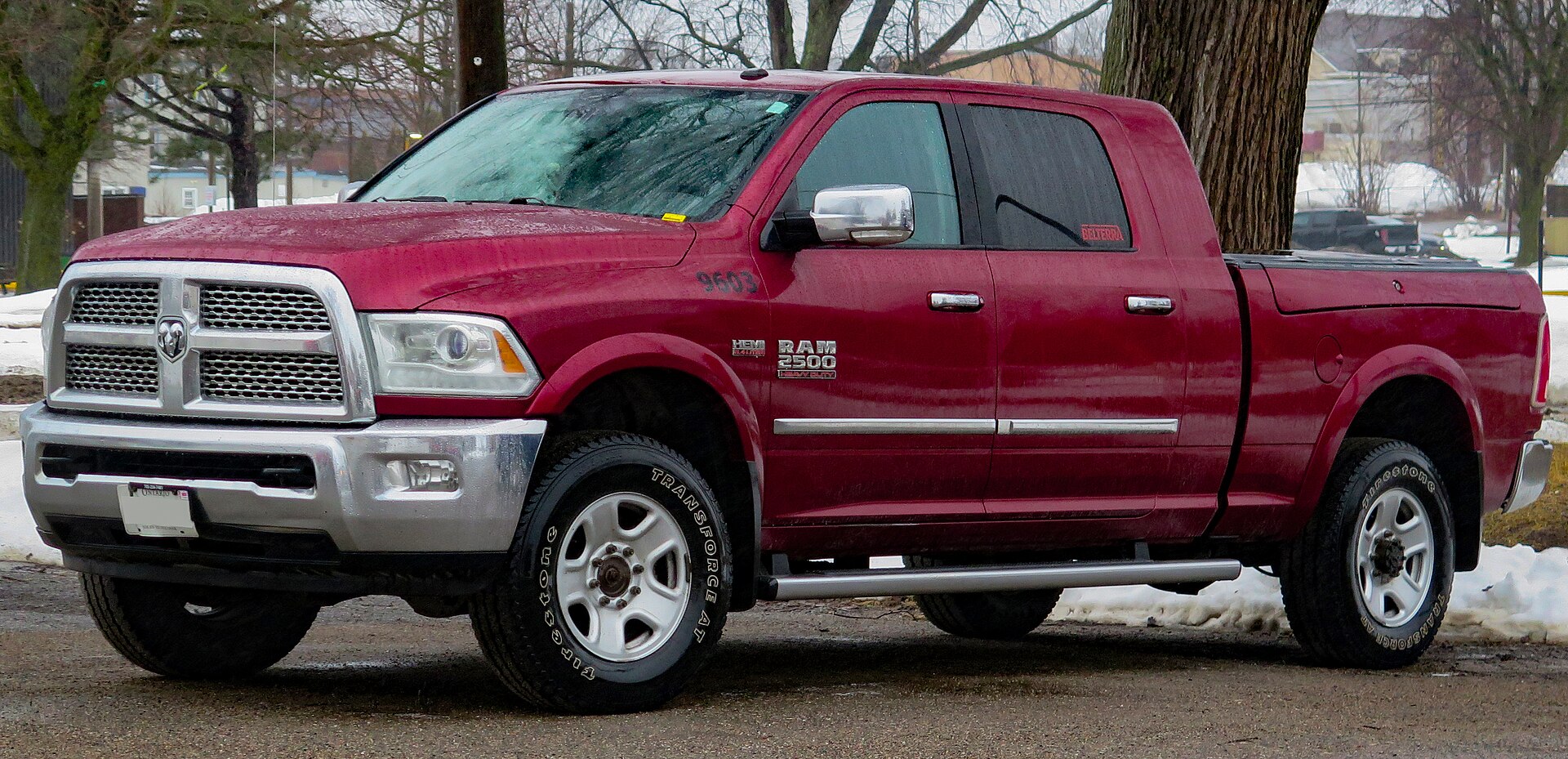 2015 RAM 2500 Heavy-Duty Mega Cab Power Wagon Laramie in Deep Cherry Red
