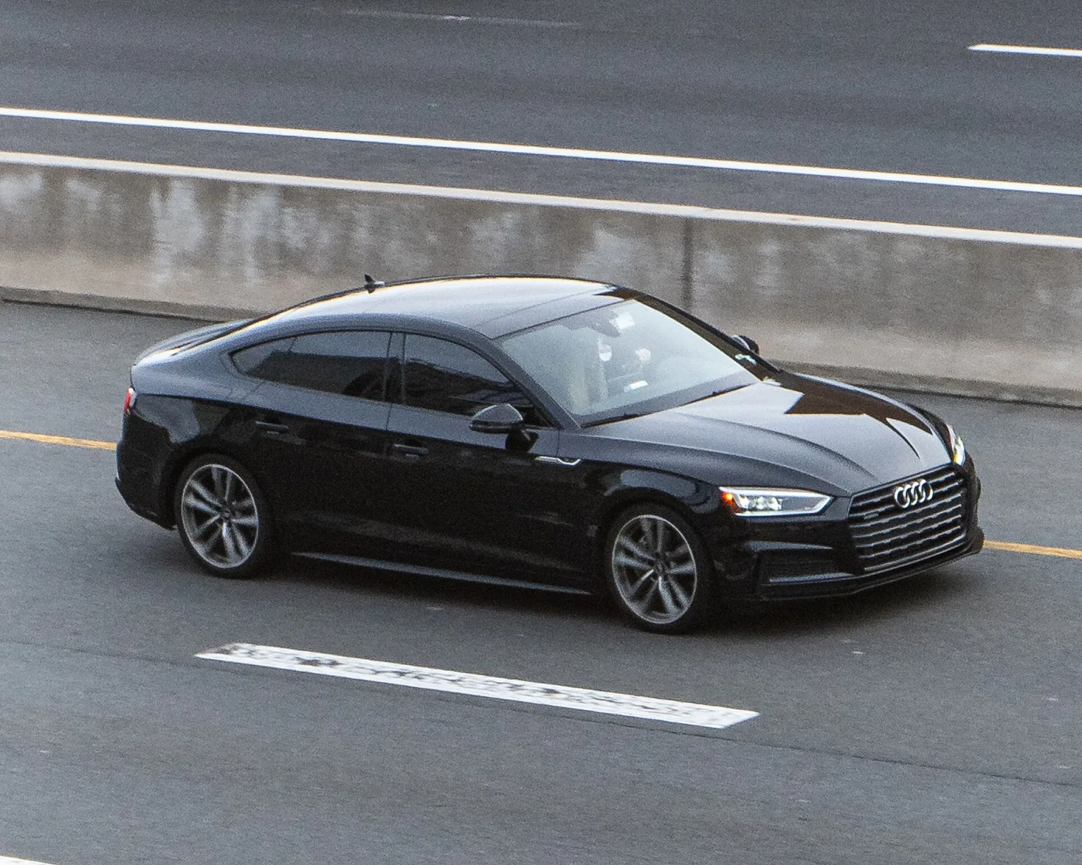 Audi A5 Sportback (B9) in the USA, matching the 2017 model generation.