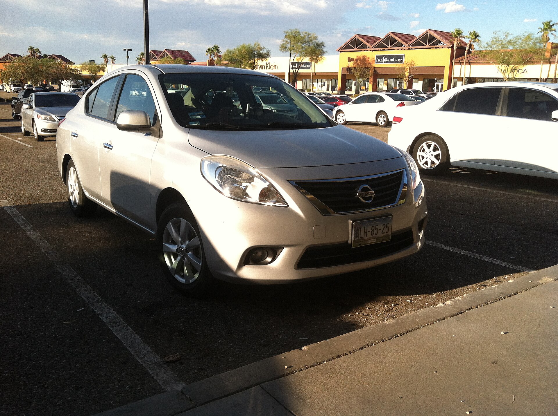 Nissan Versa Sedan front view