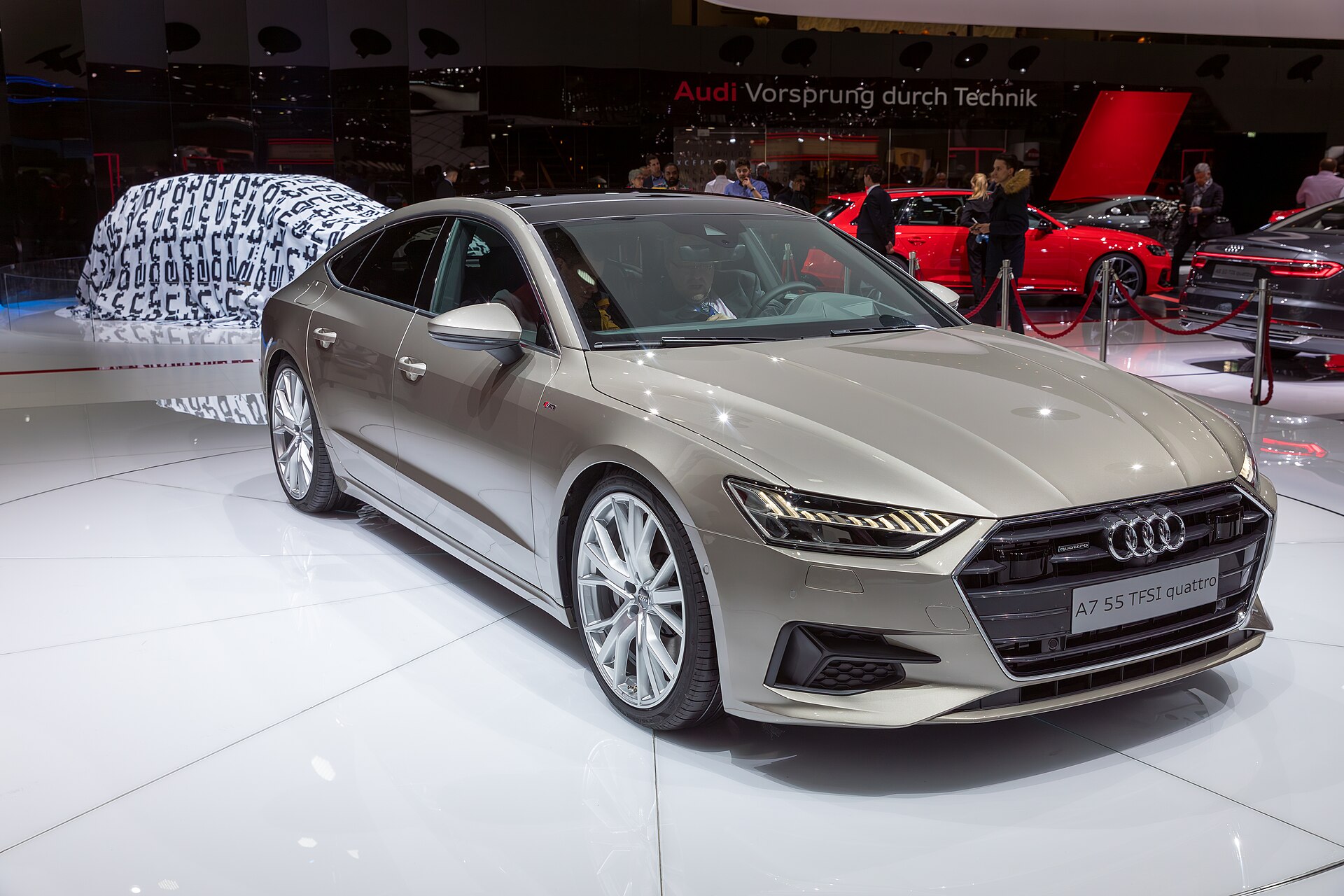 2018 Audi A7 55 TFSI quattro at Geneva Motor Show 2018