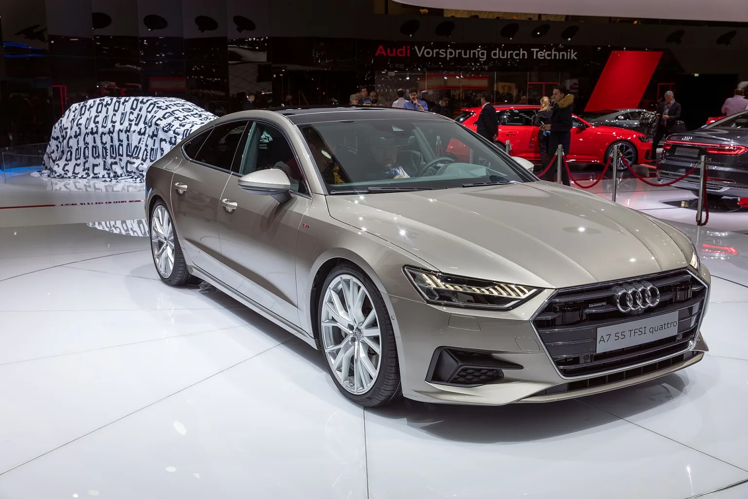 2018 Audi A7 55 TFSI quattro at Geneva Motor Show 2018