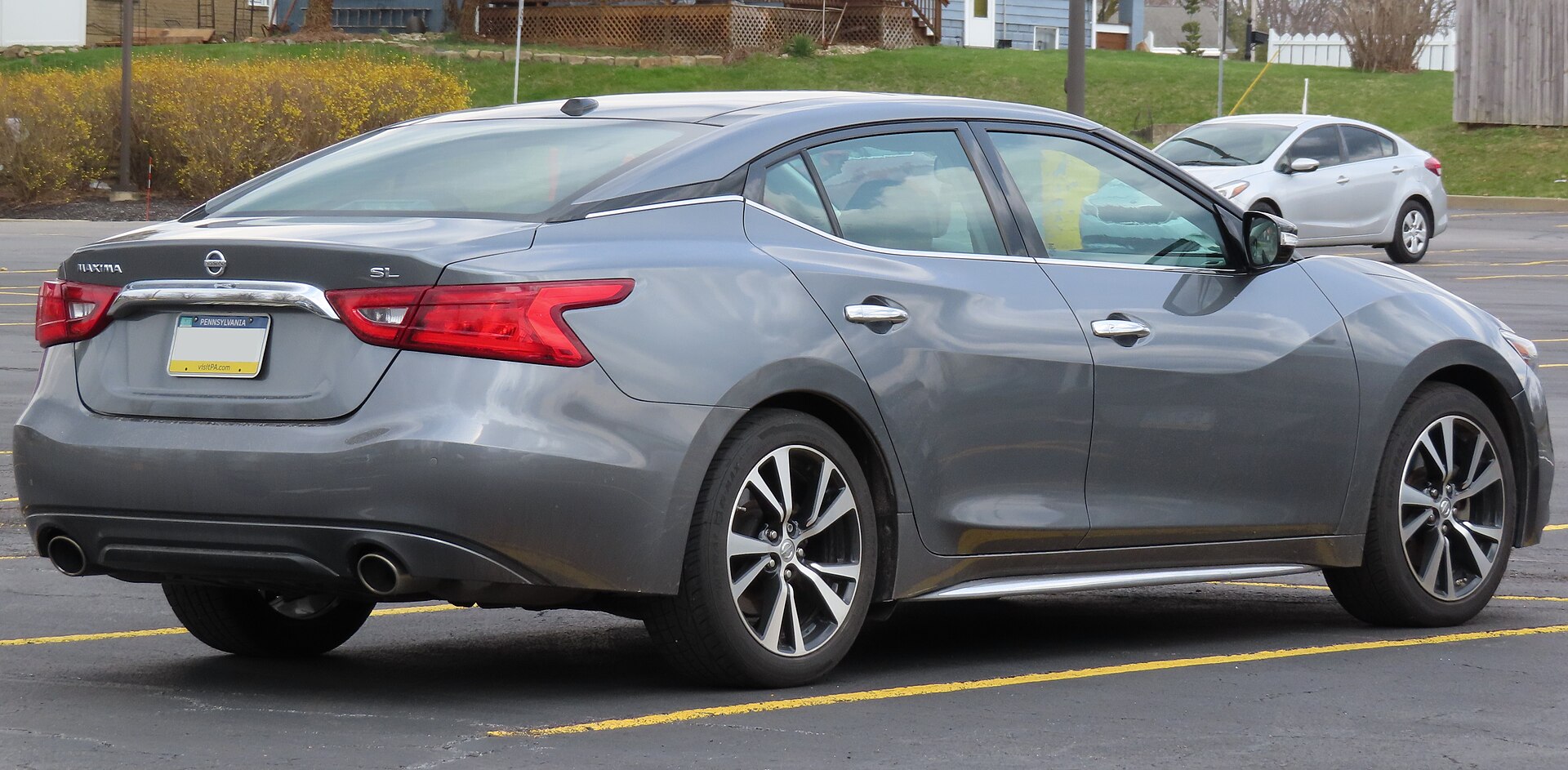 2018 Nissan Maxima 3.5 SL, rear right view