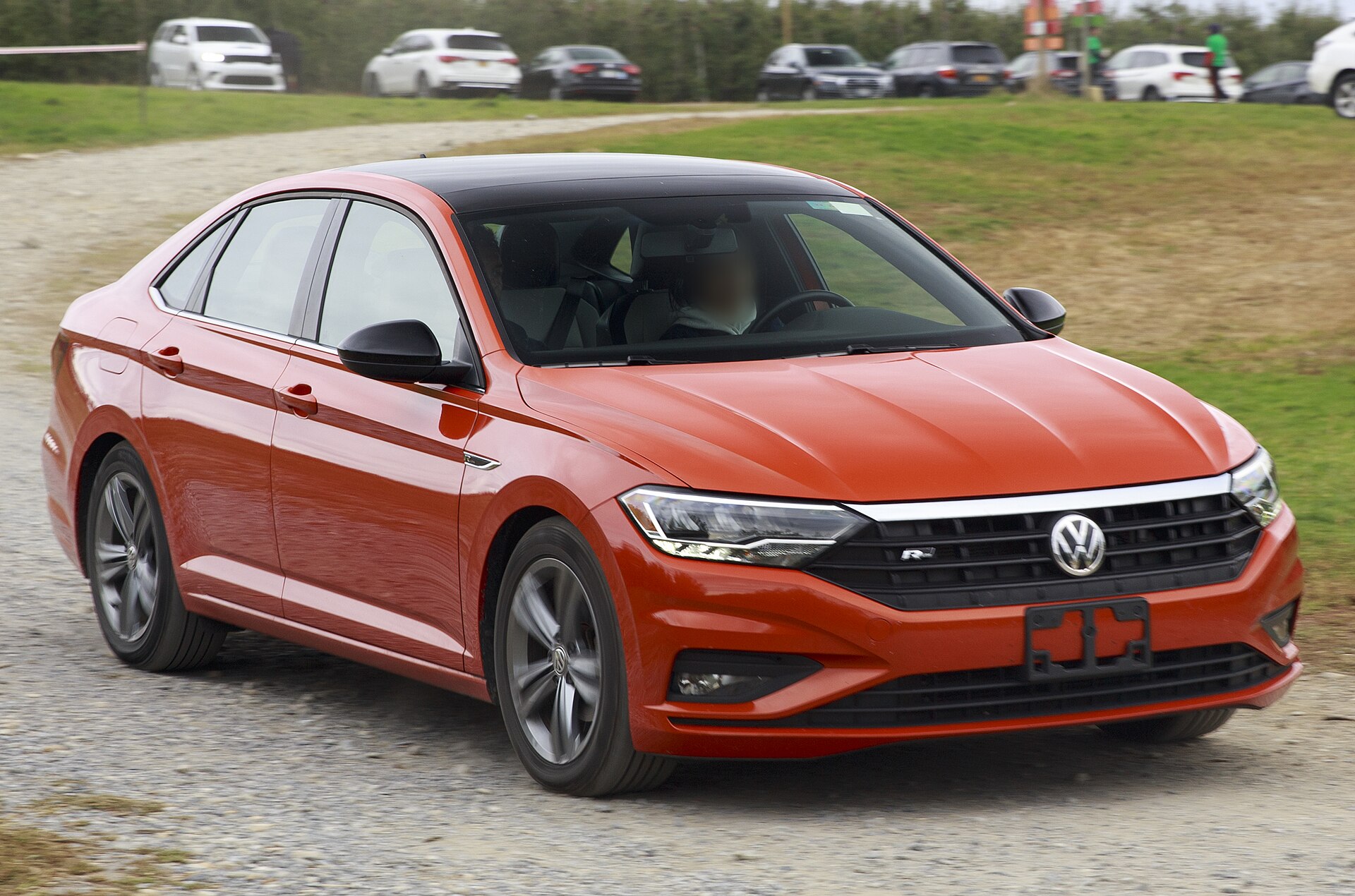 2019 Volkswagen Jetta 1.4T R-Line in Habañero Orange Metallic