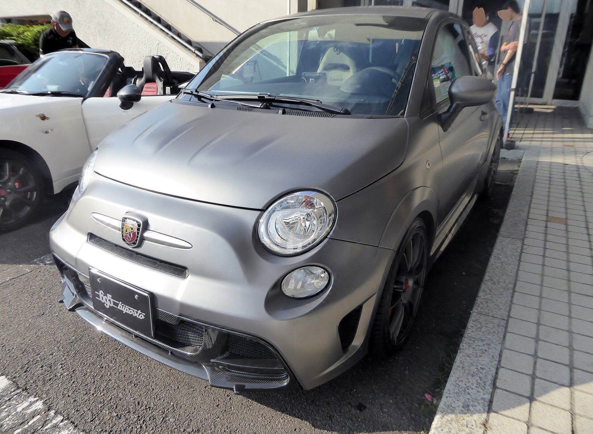 Front view of an Abarth 695 Biposto