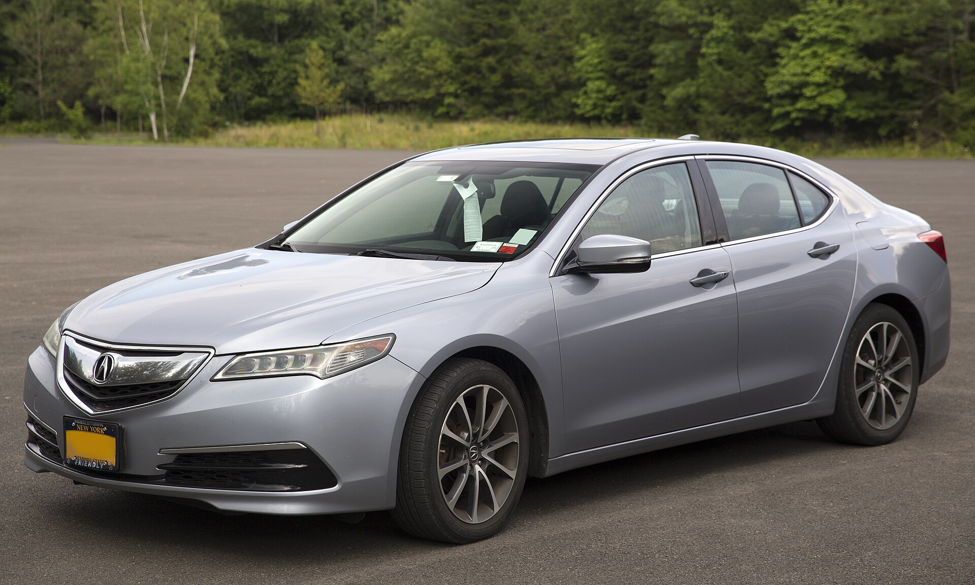 2016 Acura TLX V6 in Slate Silver Metallic