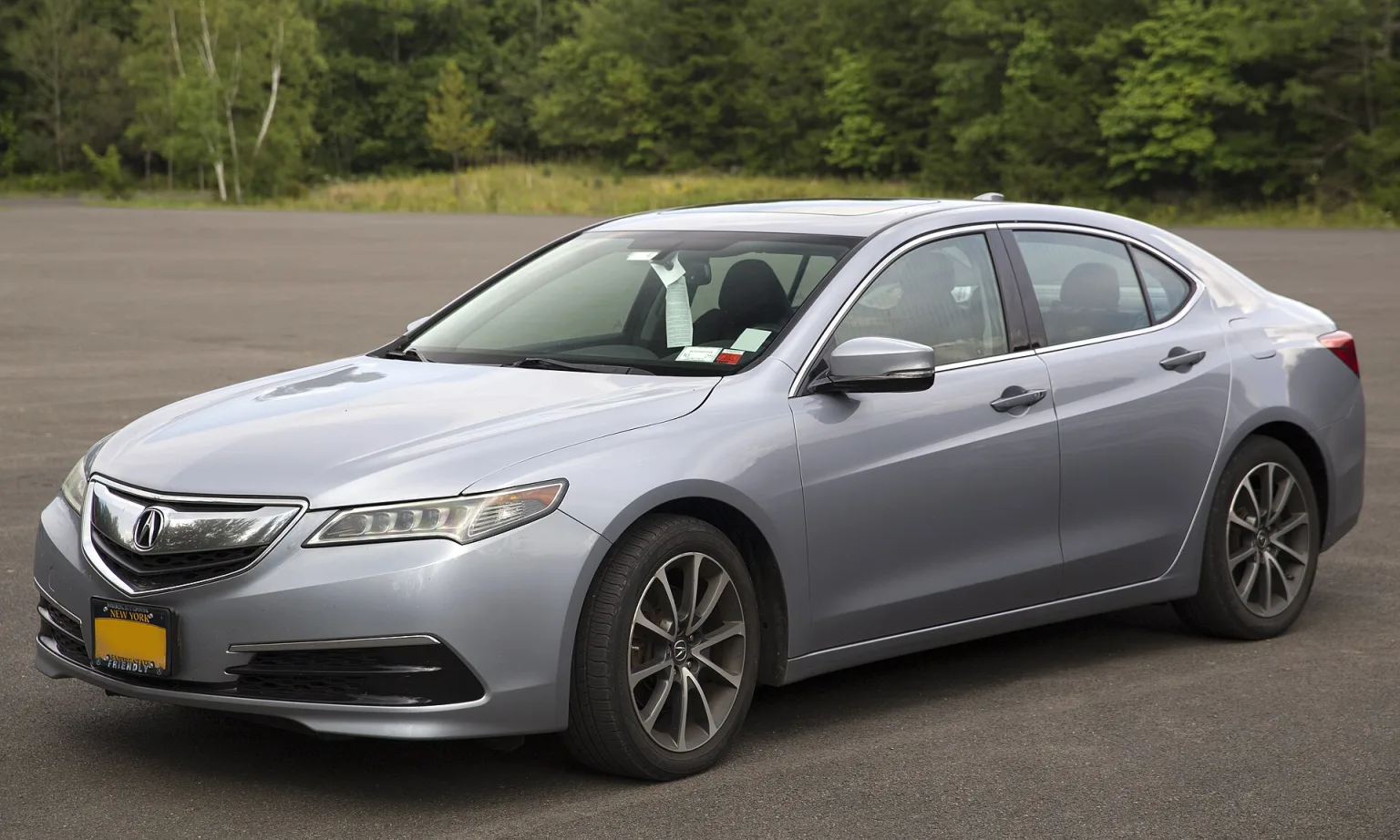 2016 Acura TLX V6 in Slate Silver Metallic