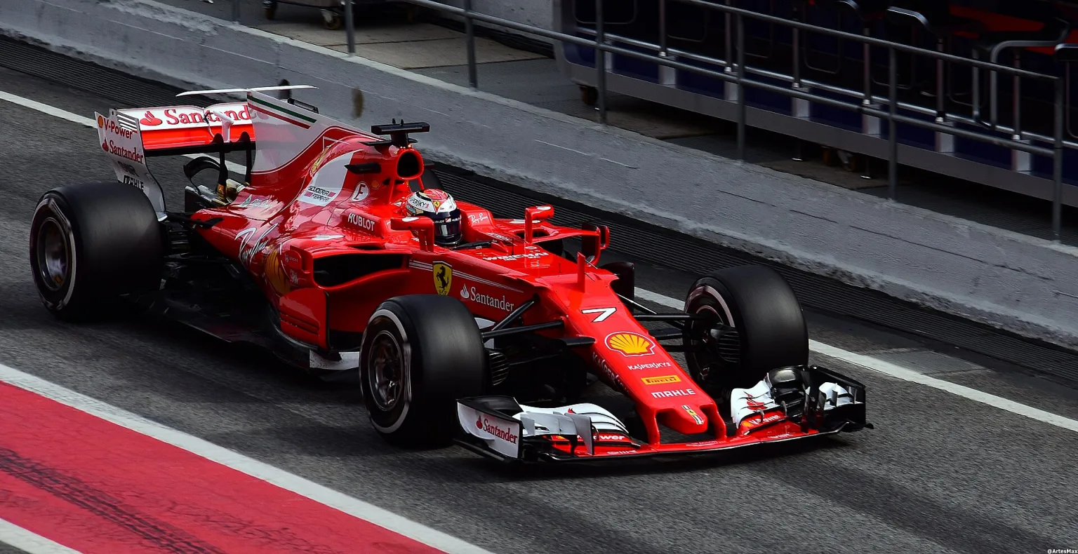 Ferrari SF70H during 2017 Barcelona testing