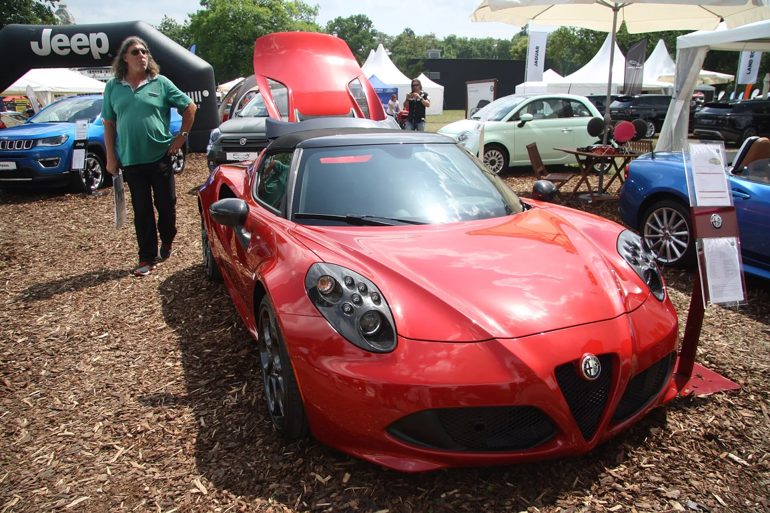 Alfa Romeo 4C Spider at Legendy 2018 in Prague