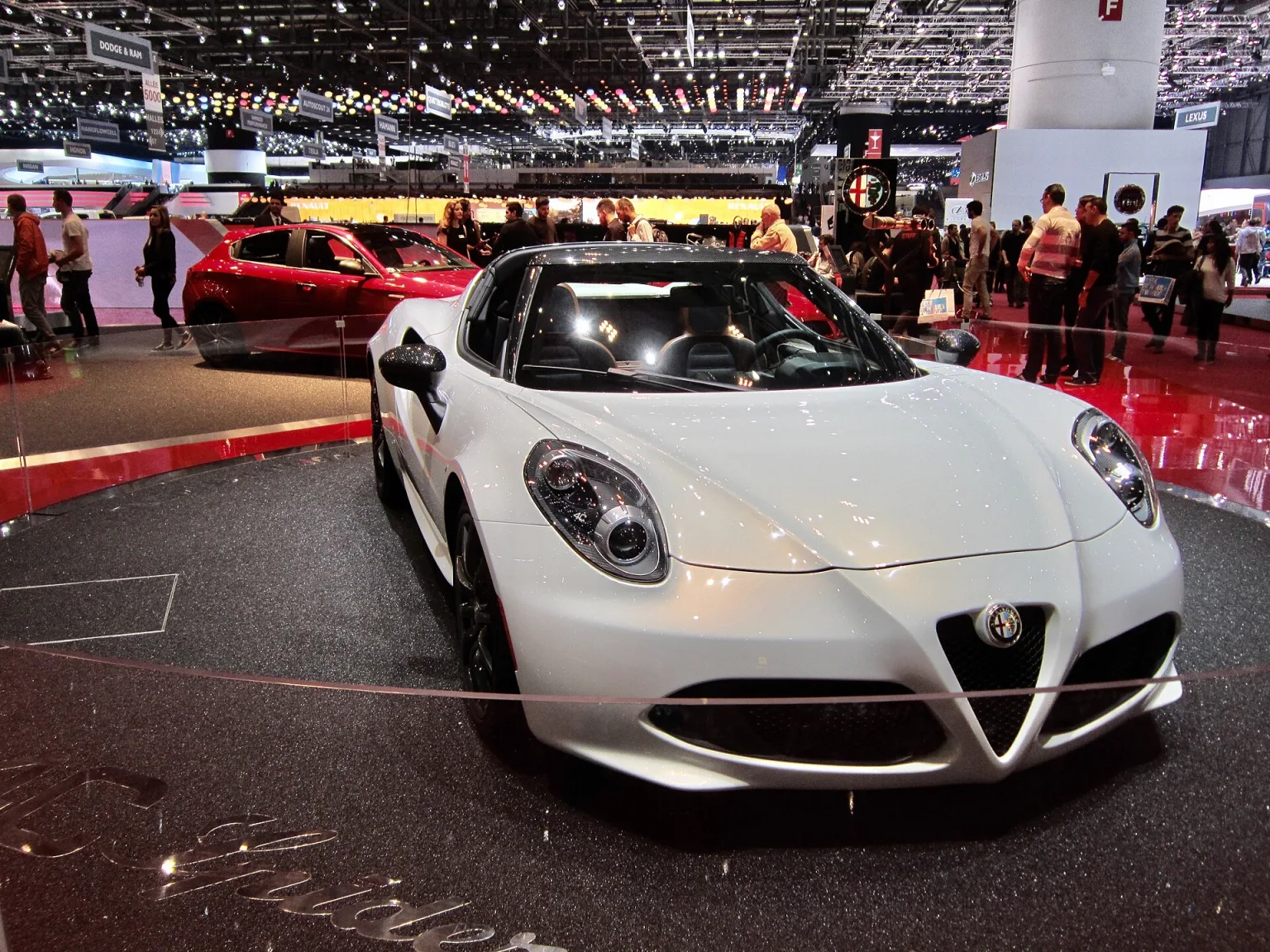 Alfa Romeo 4C Spider at the 2014 Geneva Motor Show