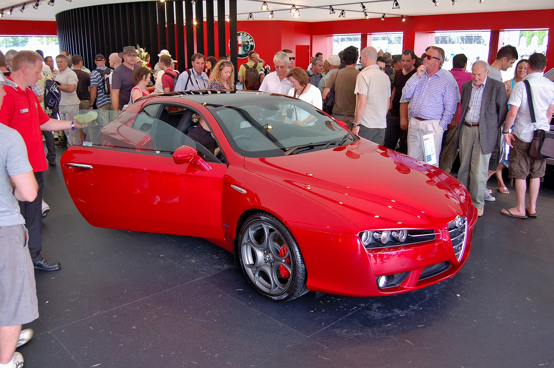 2009 Alfa Romeo Brera at Goodwood in 2009