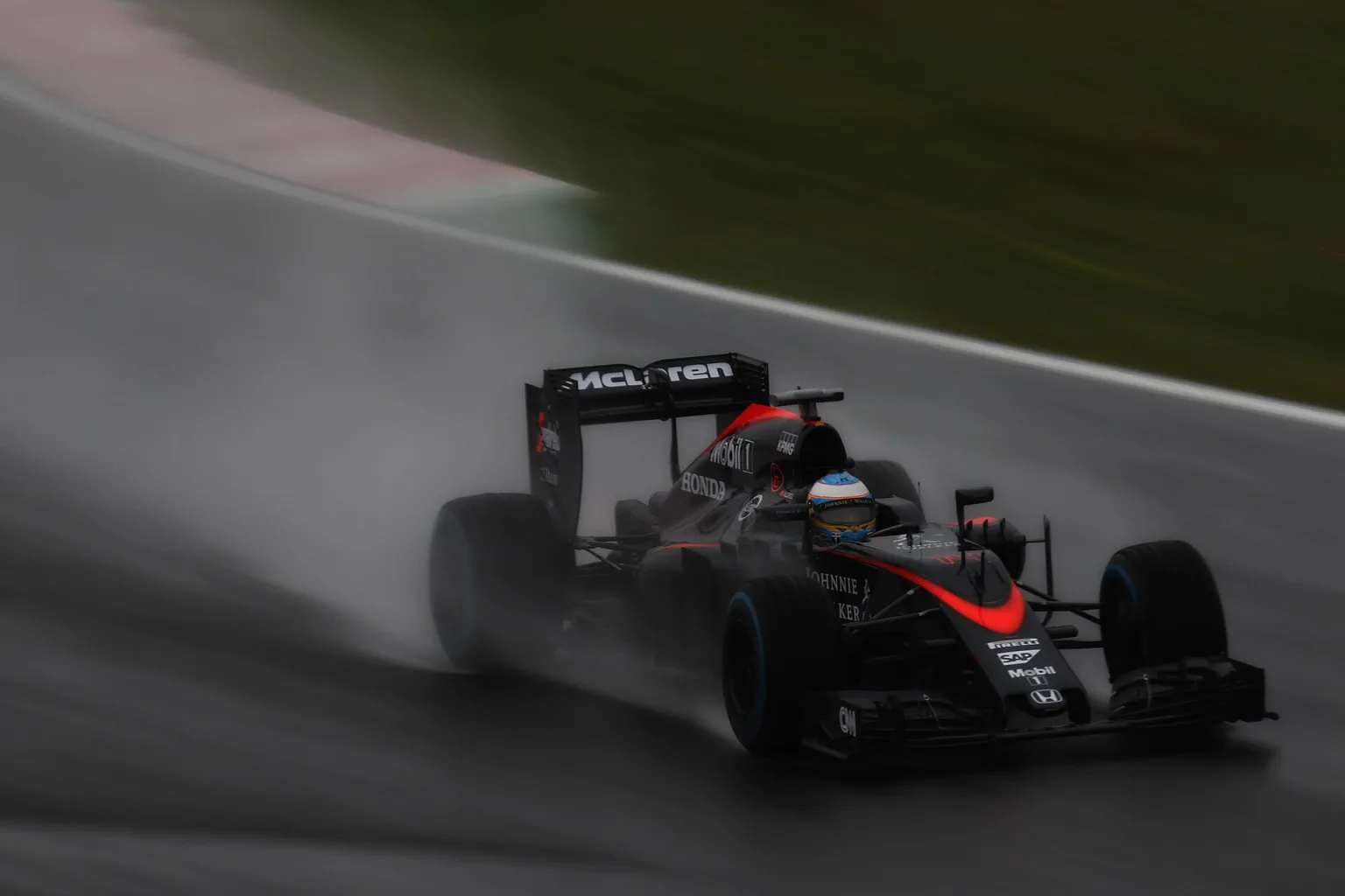 Fernando Alonso's 2015 McLaren Honda Formula 1 car, No.14