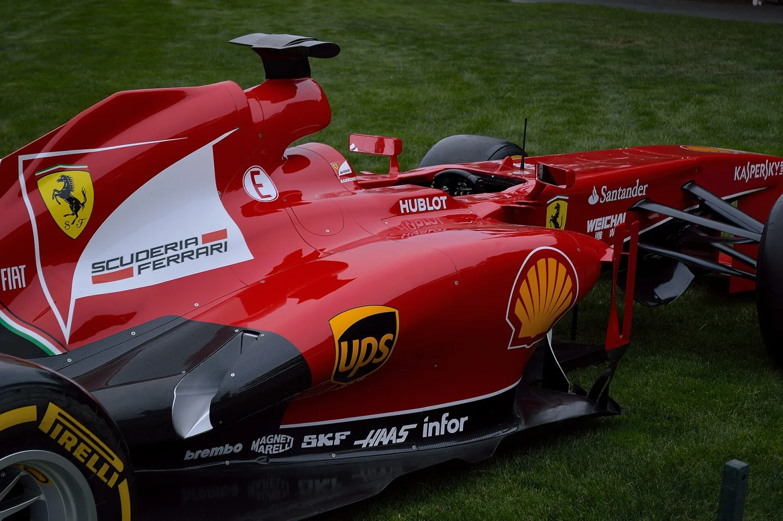 Ferrari F14 T Formula 1 car from the 2014 season