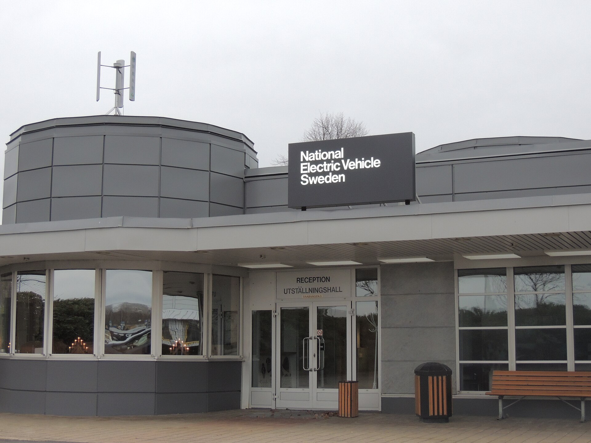 Saab factory under NEVS ownership in Sweden, 2012.