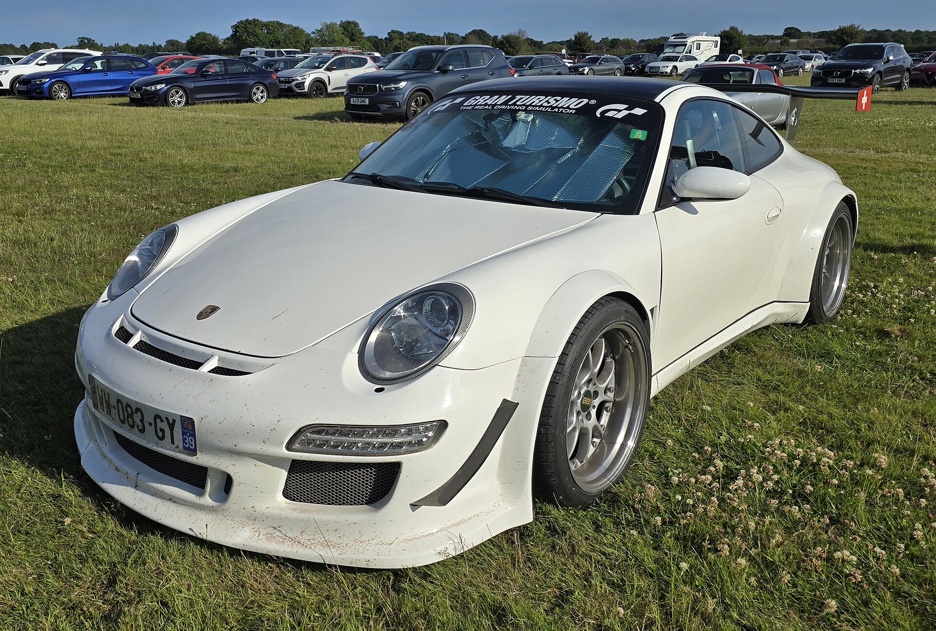 Porsche 911 997 with a widebody kit