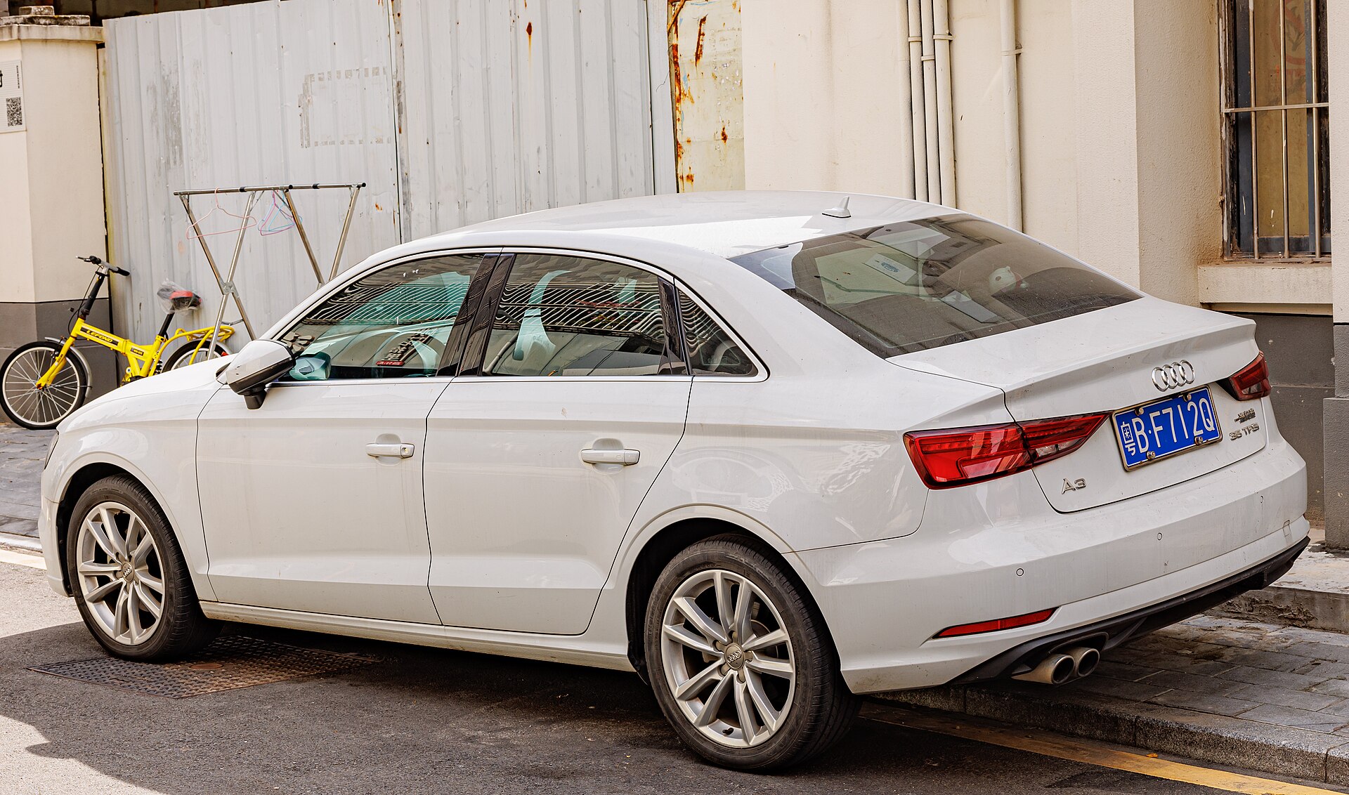 Audi A3 Sedan (8V) in China, the generation launched in 2013.