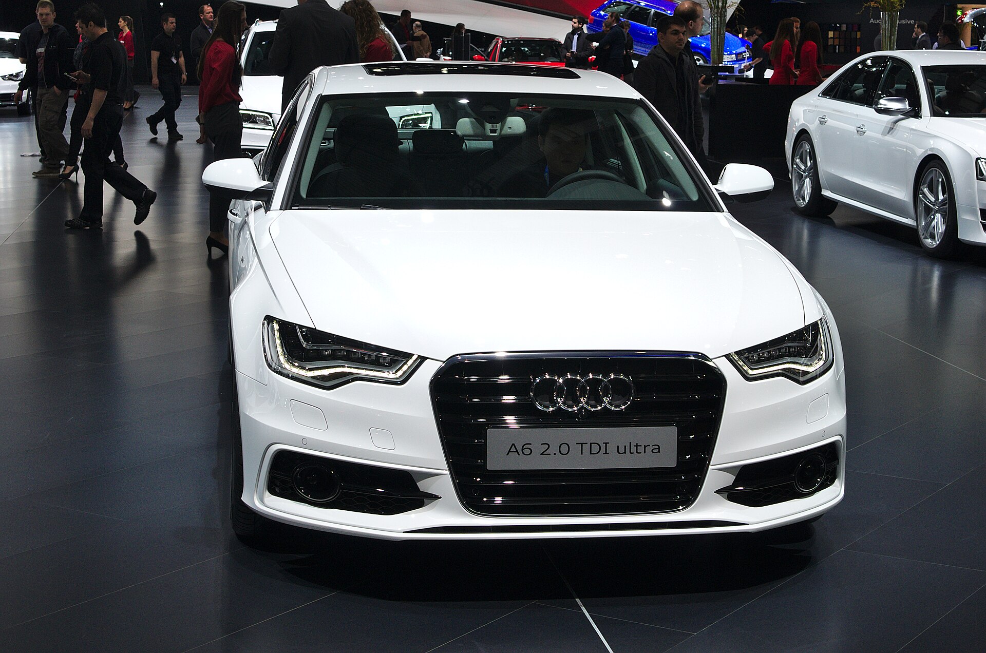 Audi A6 2.0 TDI ultra at the 2014 Geneva Motor Show