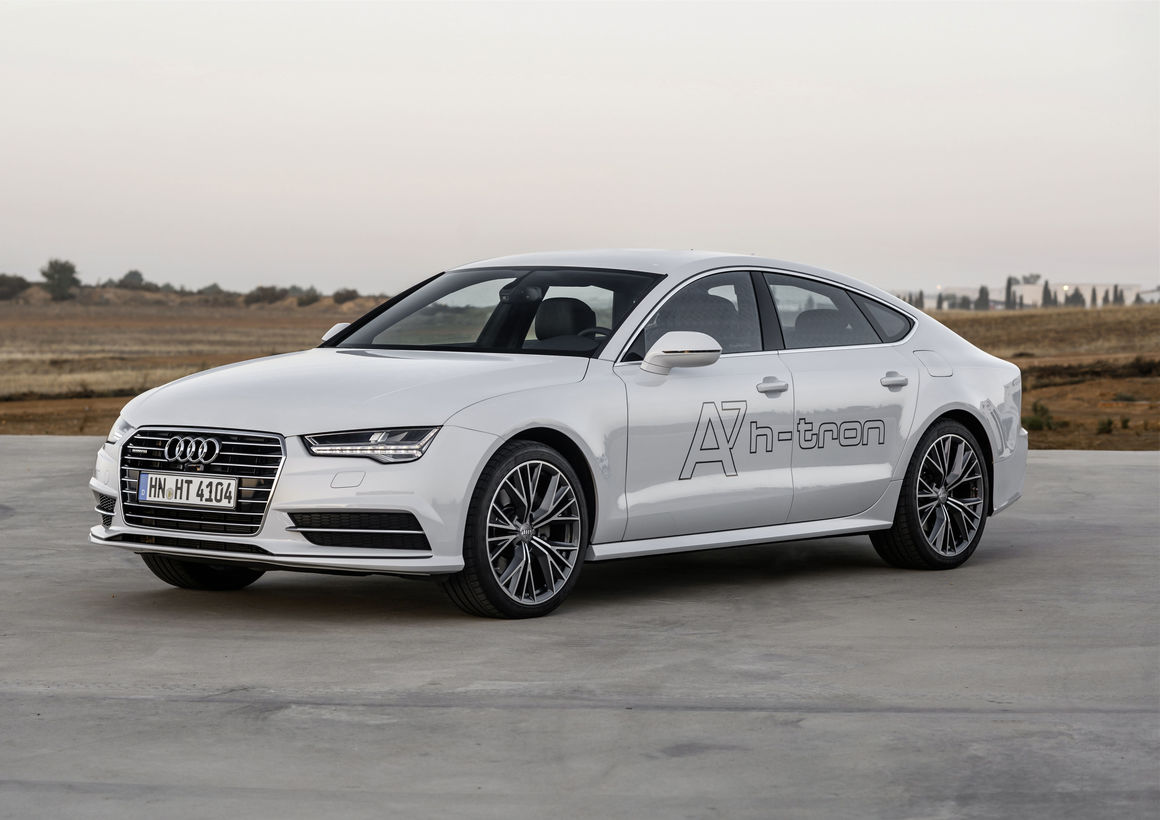 Audi A7 Sportback h-tron Quattro concept at the 2014 LA Auto Show