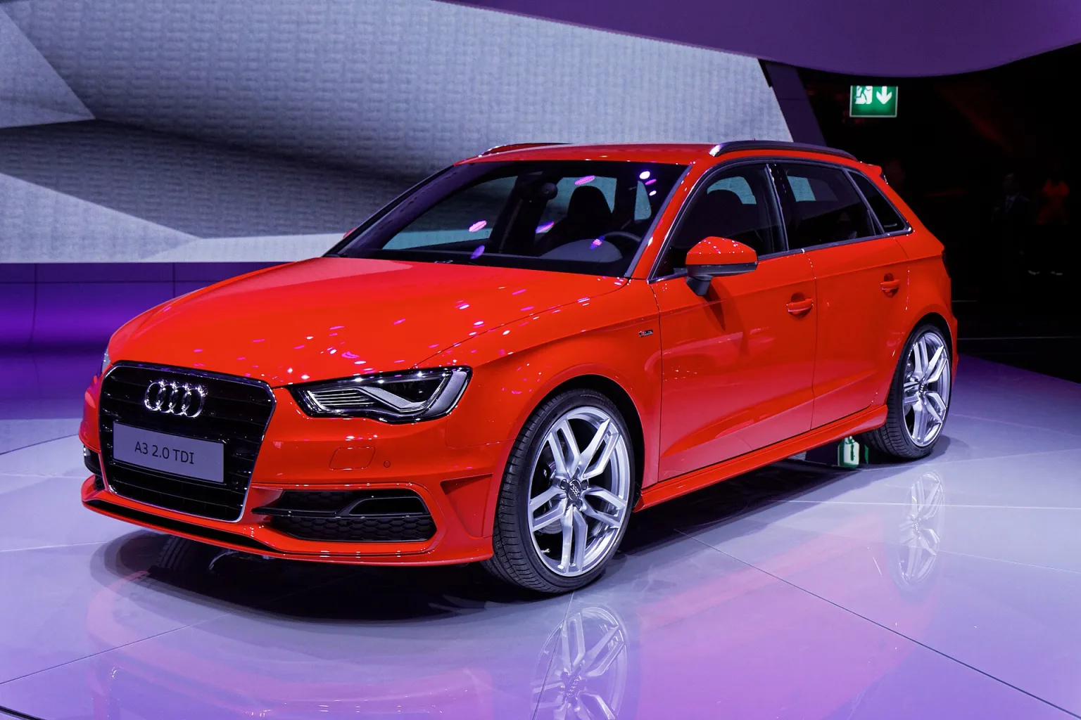 Audi A3 at the 2012 Paris Motor Show