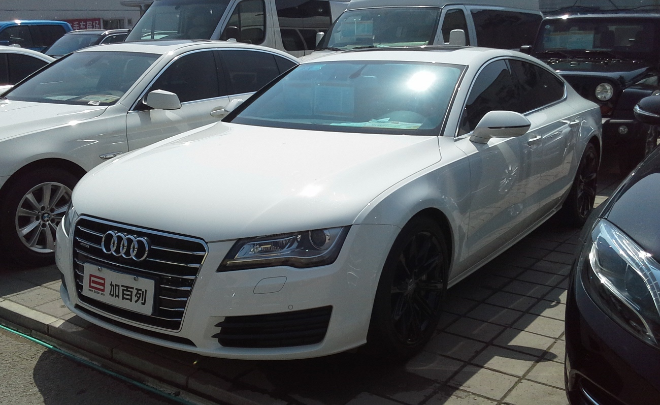 Audi A7 C7 Sportback photographed in China, April 2015