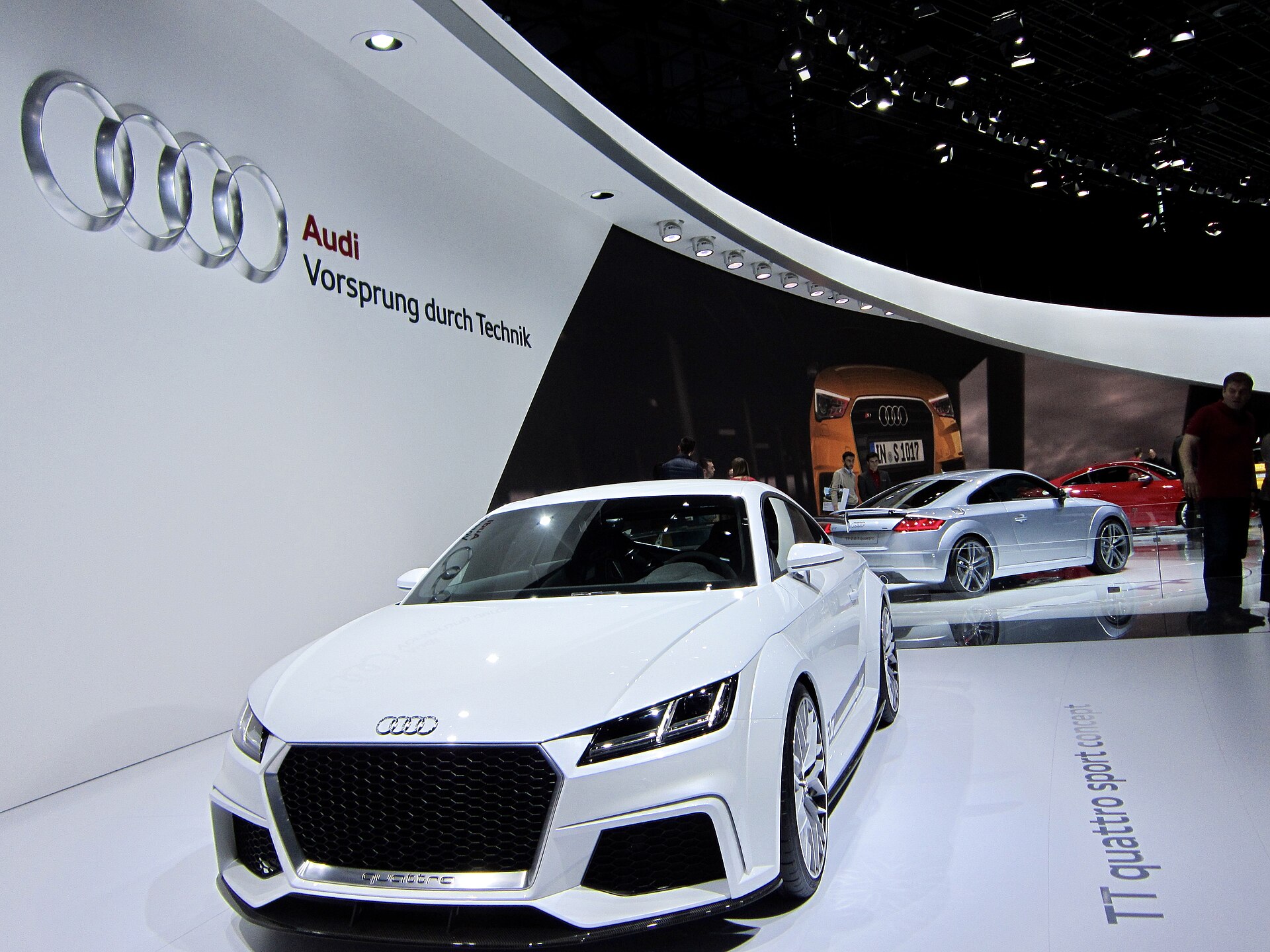 Audi TT quattro Sport Concept at the 2014 Geneva Motor Show