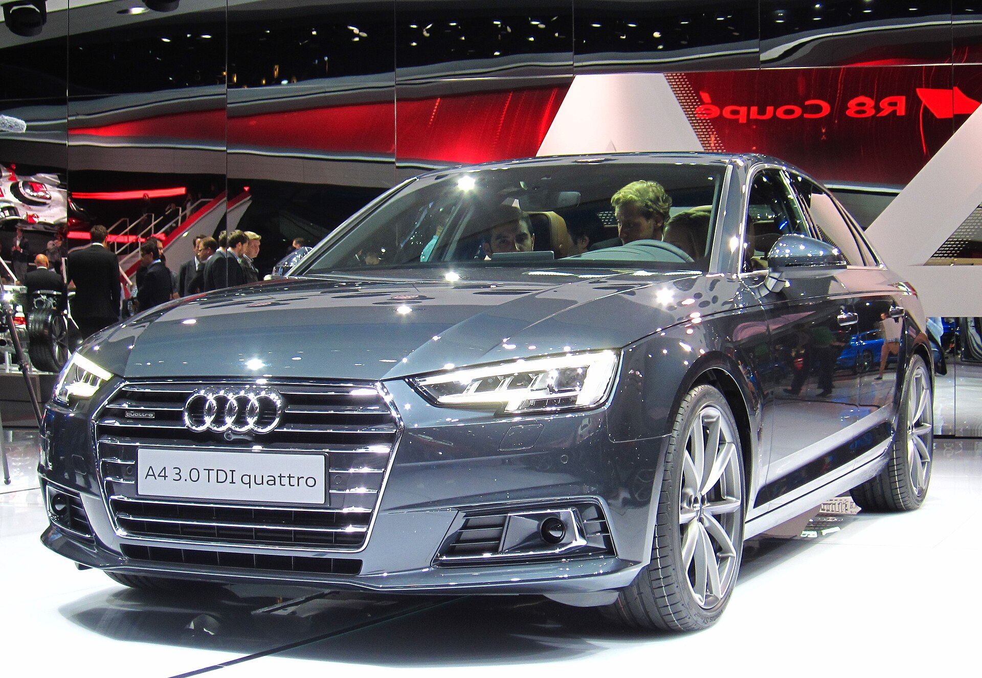Audi A4 (B9) sedan, the generation launched for 2016.