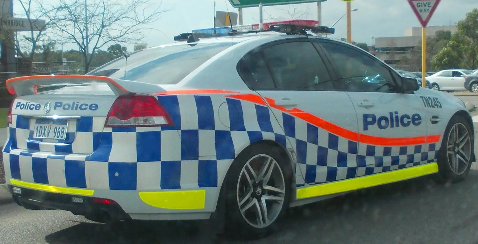 2012 Holden Commodore (VE II MY12) SV6 sedan, Western Australia Police