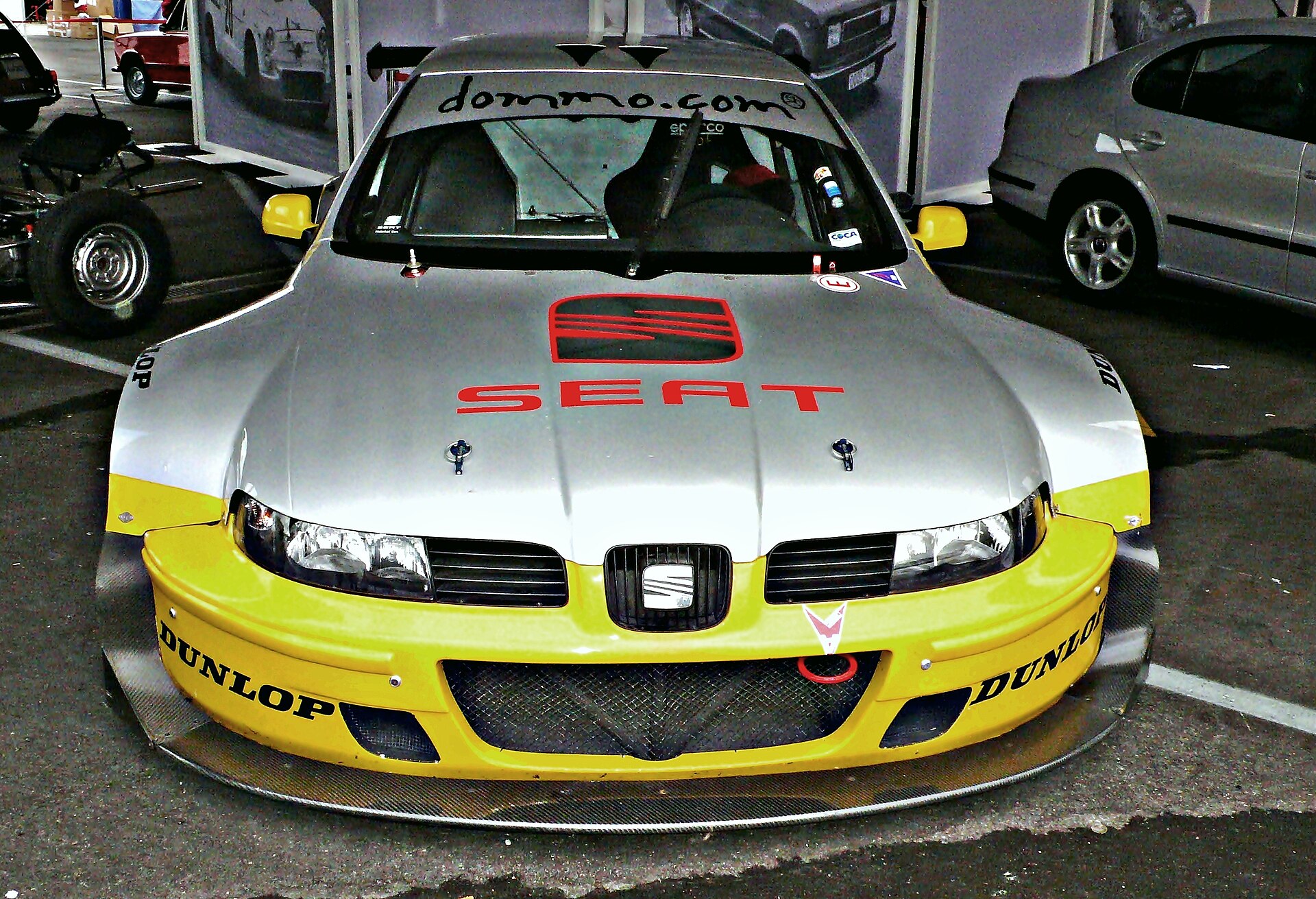SEAT race car at Espiritu de Montjuic, Montmelo, 2012