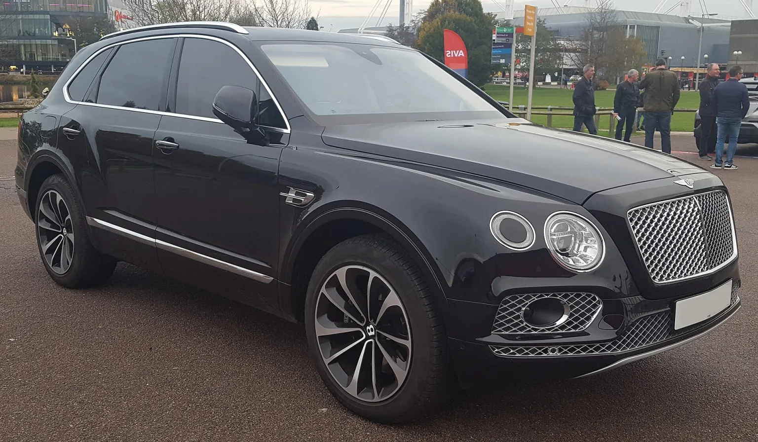 2016 Bentley Bentayga W12, the first Bentley SUV launched in 2016.
