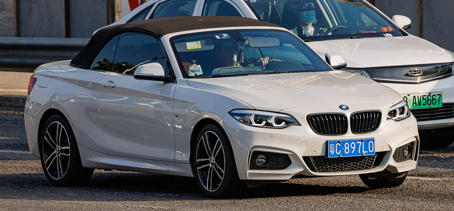 BMW 2 Series Convertible (F23) in China