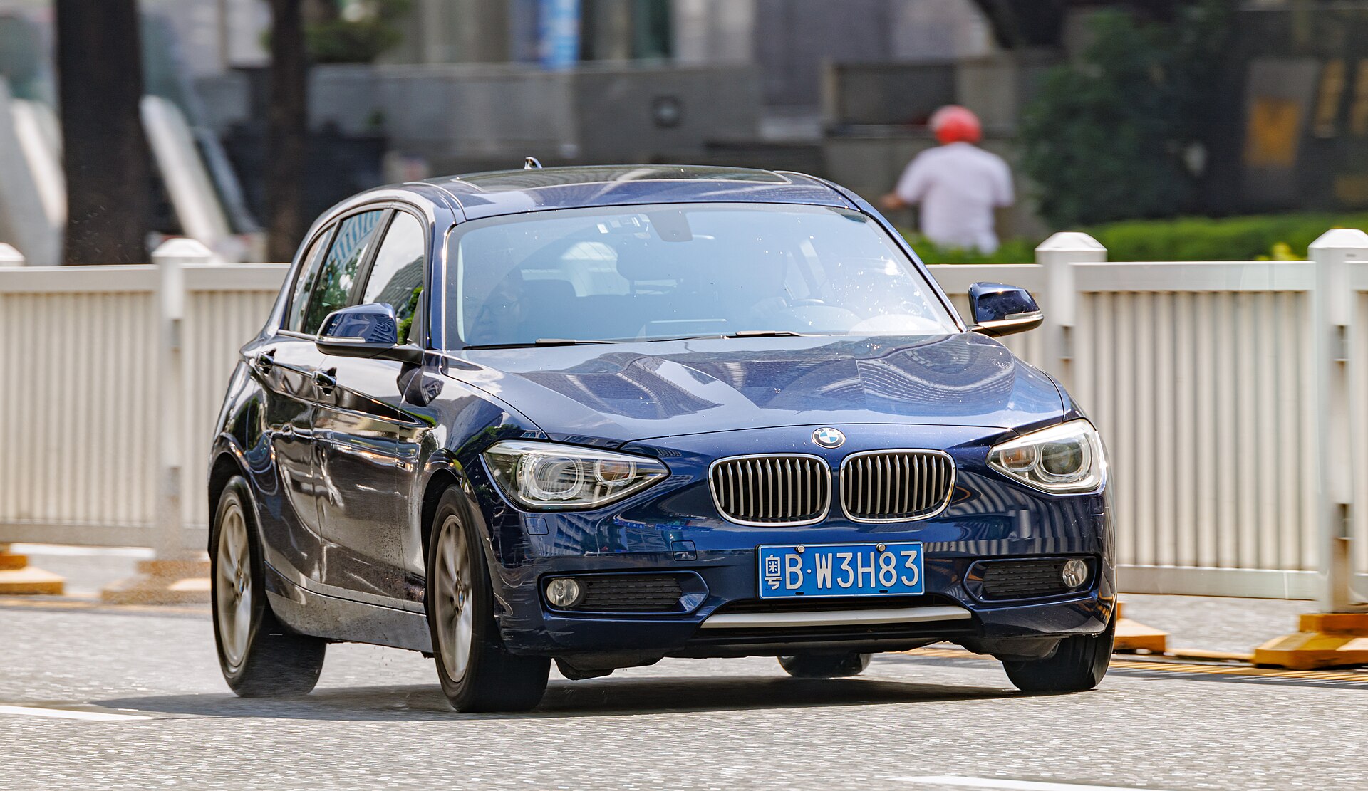 BMW 1 Series (F20) photographed in China