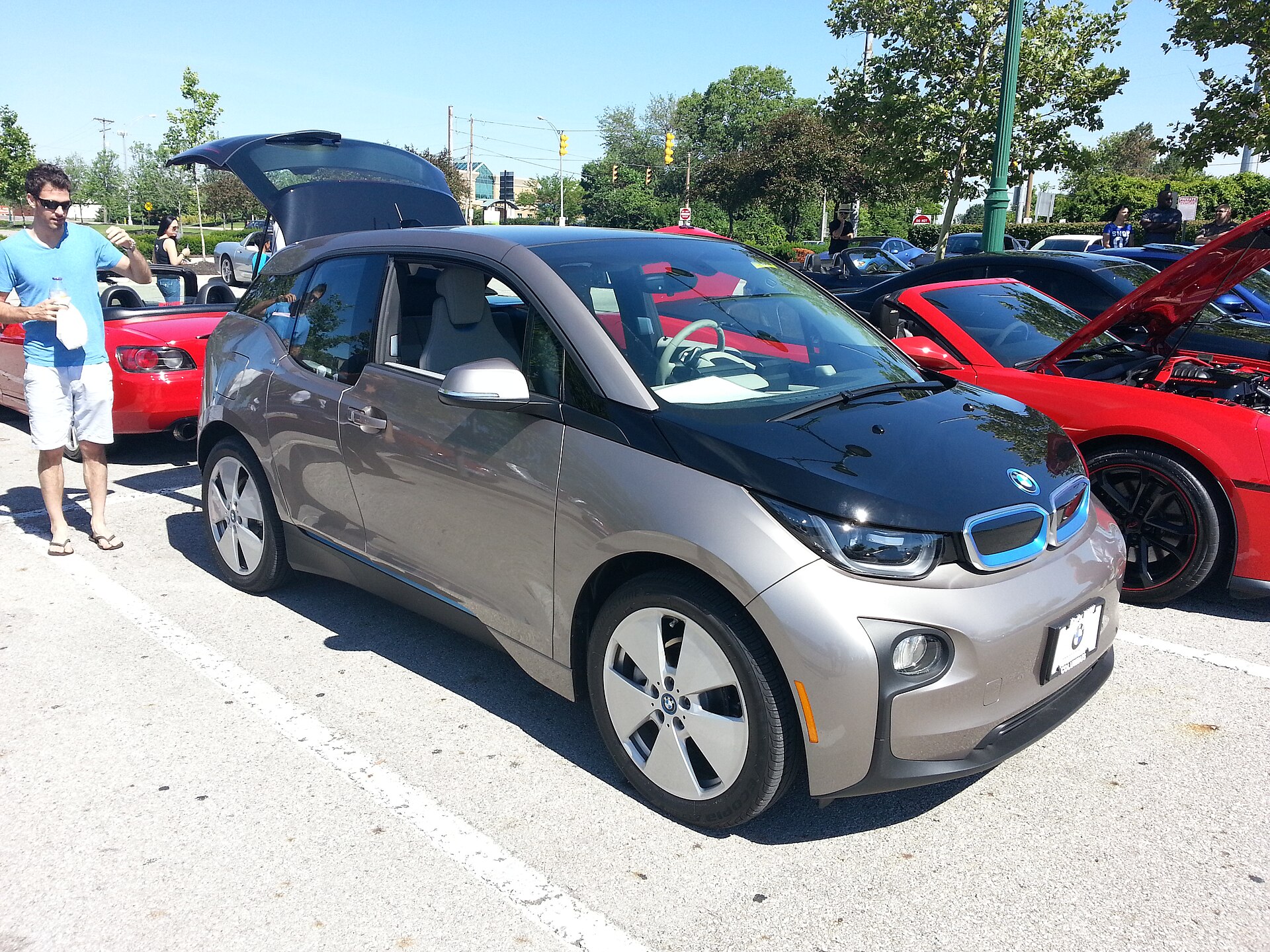 BMW i3 electric car, as seen in Columbus, Ohio