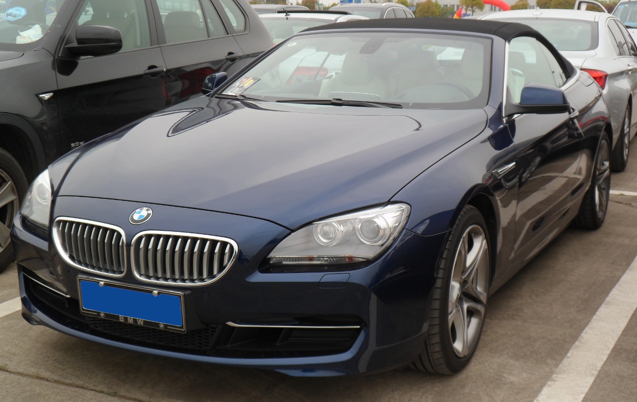 BMW 6-Series F12 Convertible, introduced for the 2011 model year