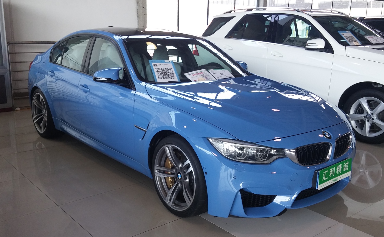 BMW M3 F80 photographed in China, 2016