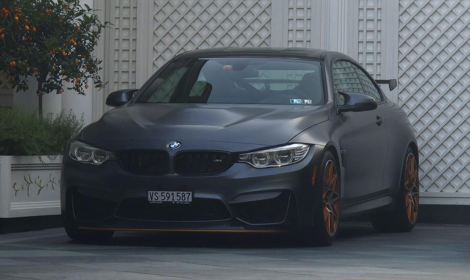 BMW M4 GTS on display in Zurich
