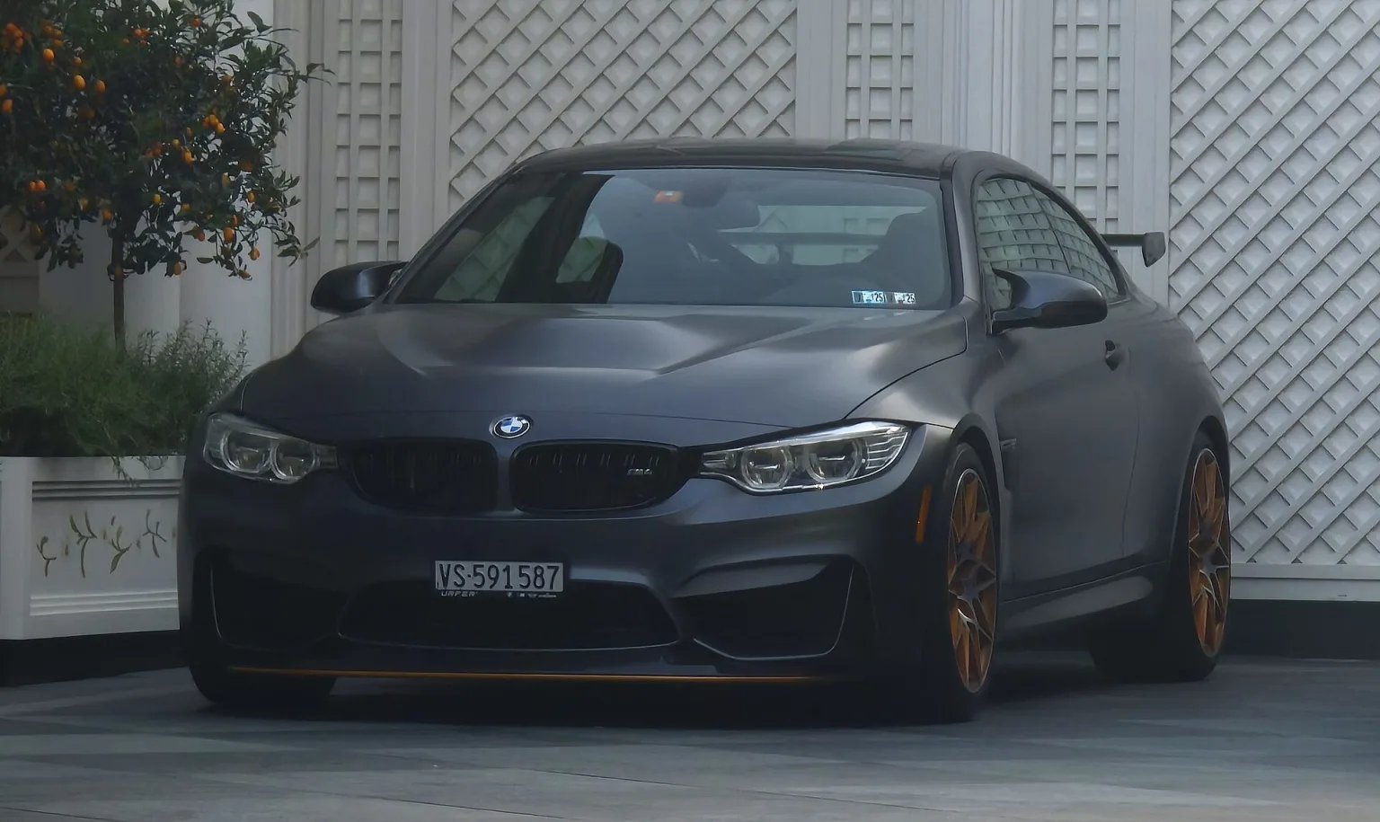 BMW M4 GTS on display in Zurich