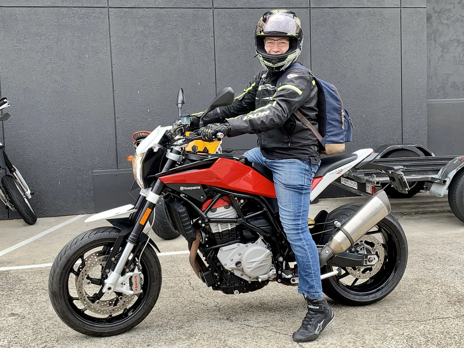 Husqvarna Nuda 900 R, a BMW-era Husqvarna motorcycle from the relevant period.