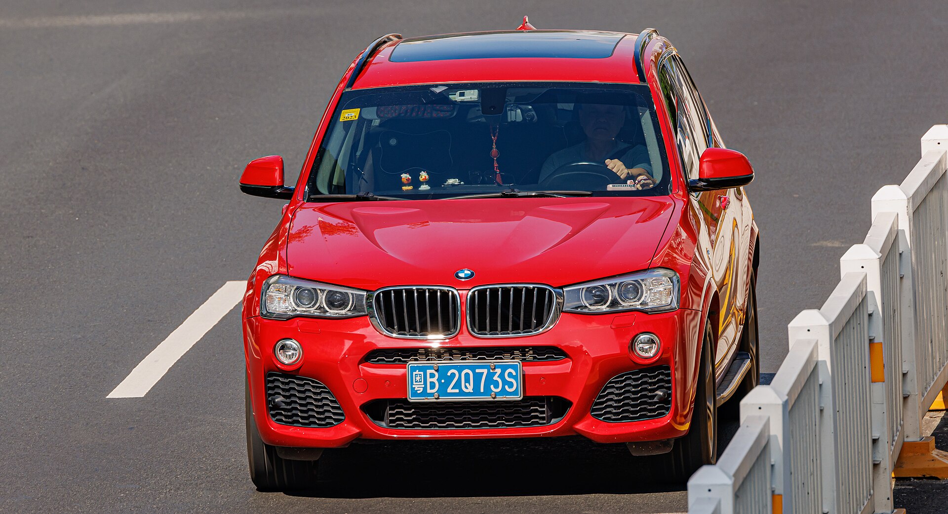 BMW X3 (F25) in China, the generation introduced in 2014 with diesel option.