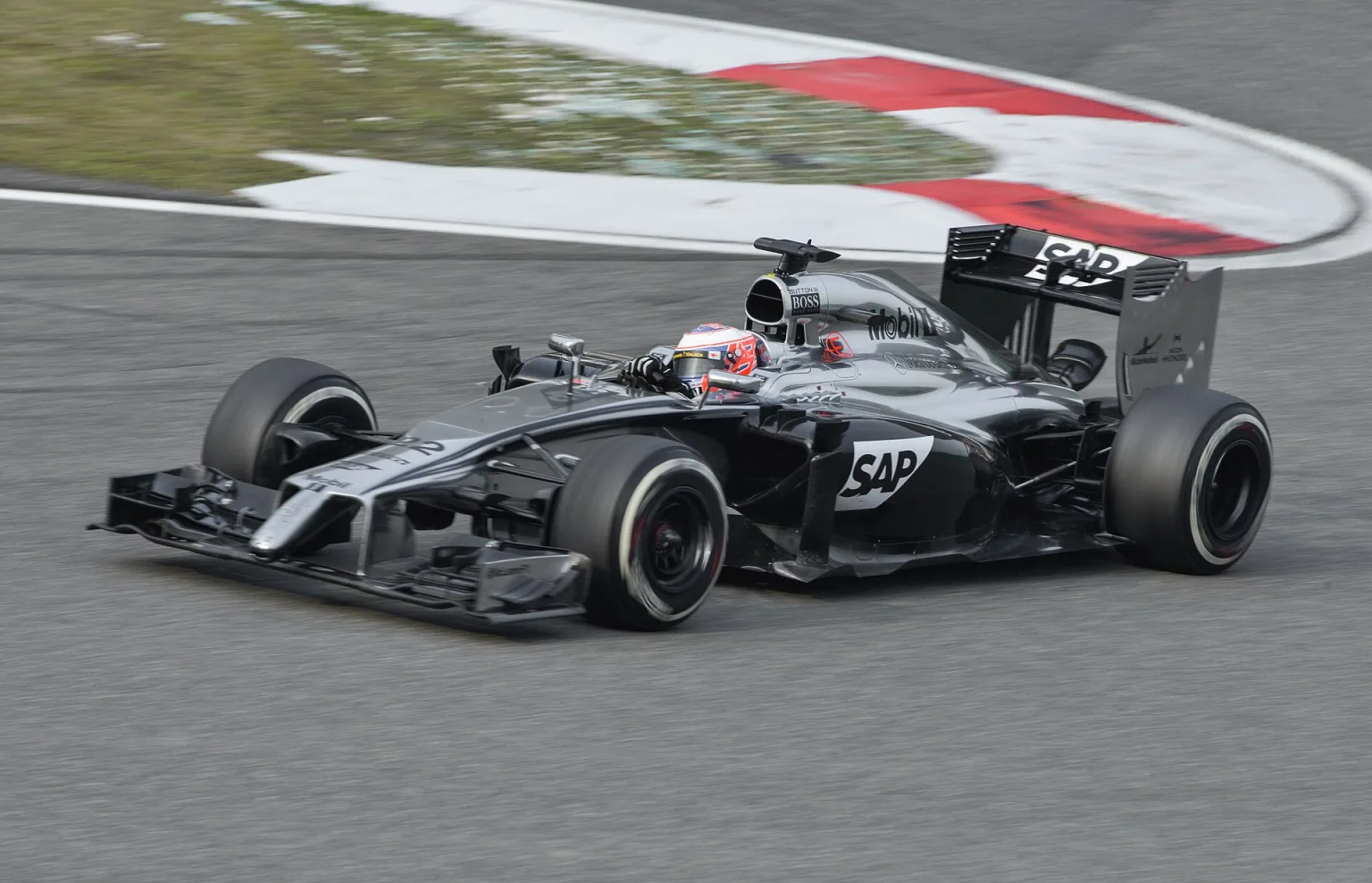 McLaren MP4-29 driven by Jenson Button at the 2014 F1 Chinese GP