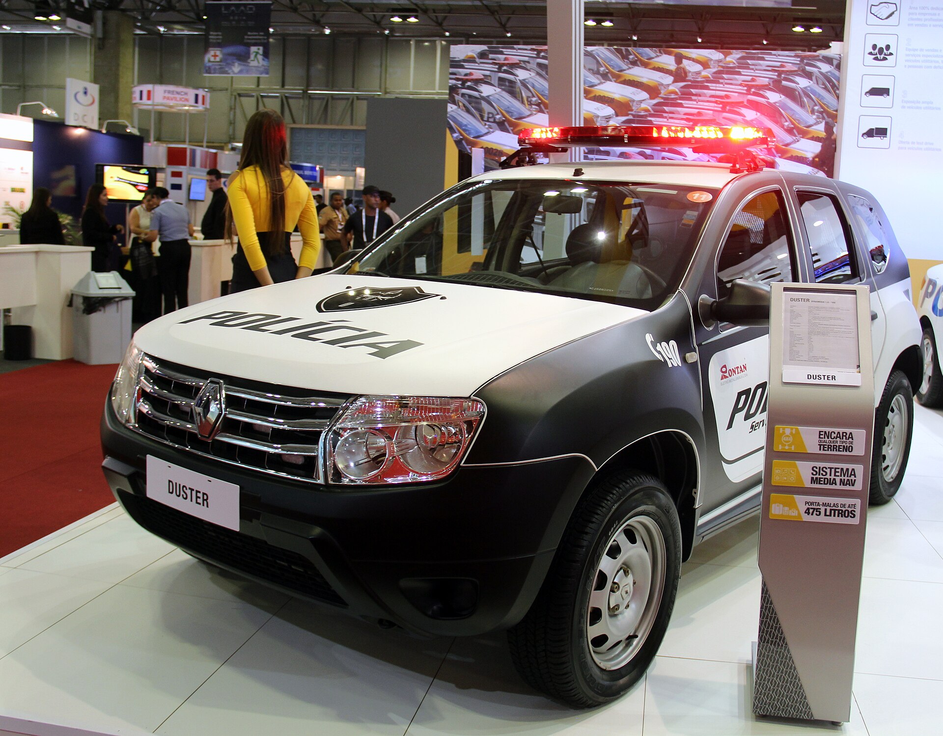 Renault Duster SUV, 2013 generation, as used by Brazilian police