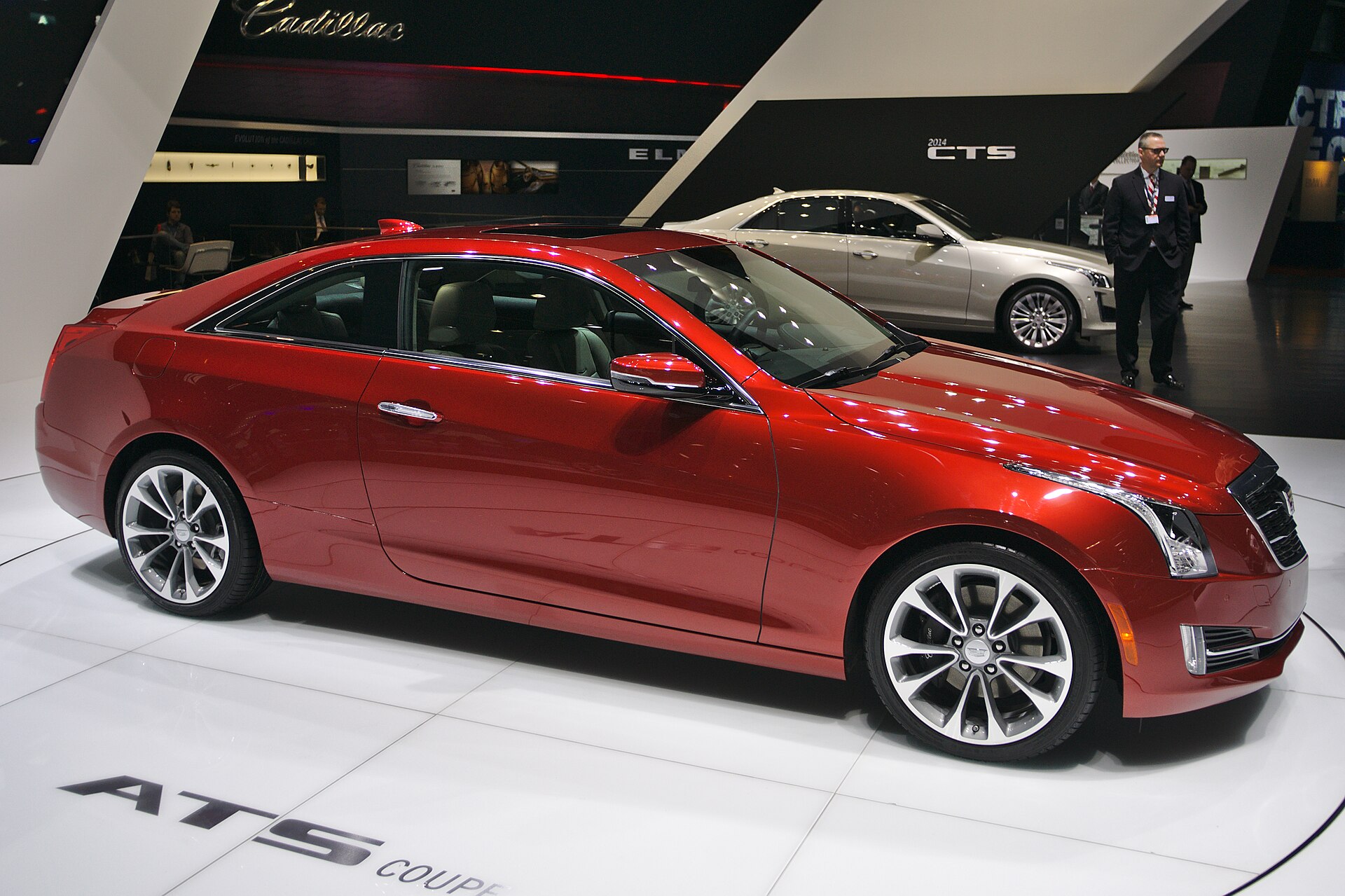 Cadillac ATS Coupe at the 2014 Geneva Motor Show