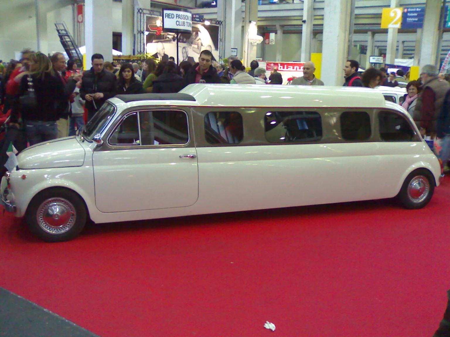 Fiat 500 Limousine, stretched convertible version