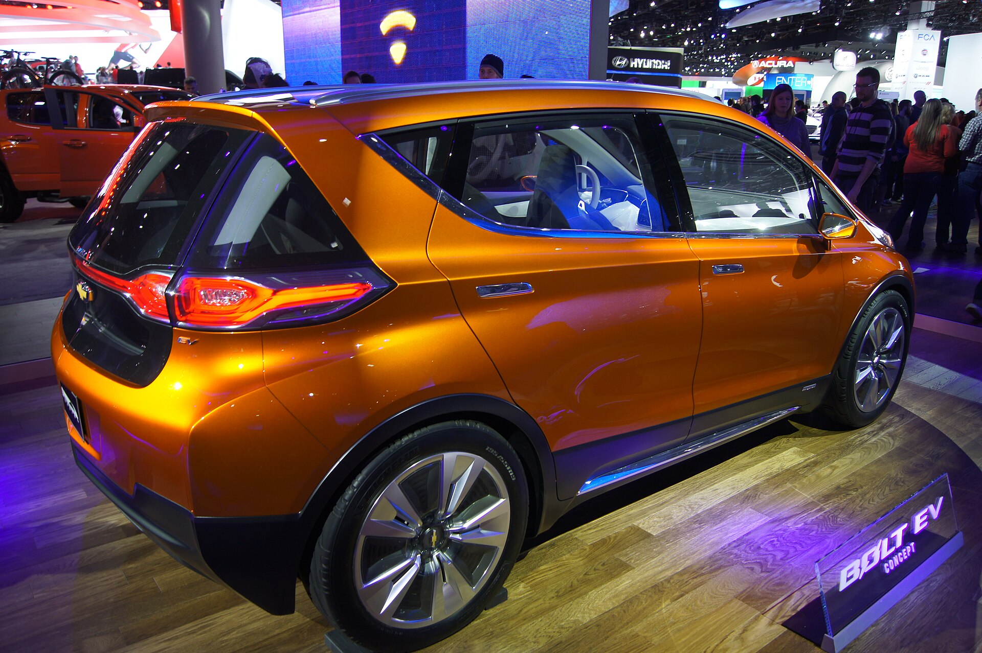 Chevrolet Bolt Concept (rear) at 2015 NAIAS