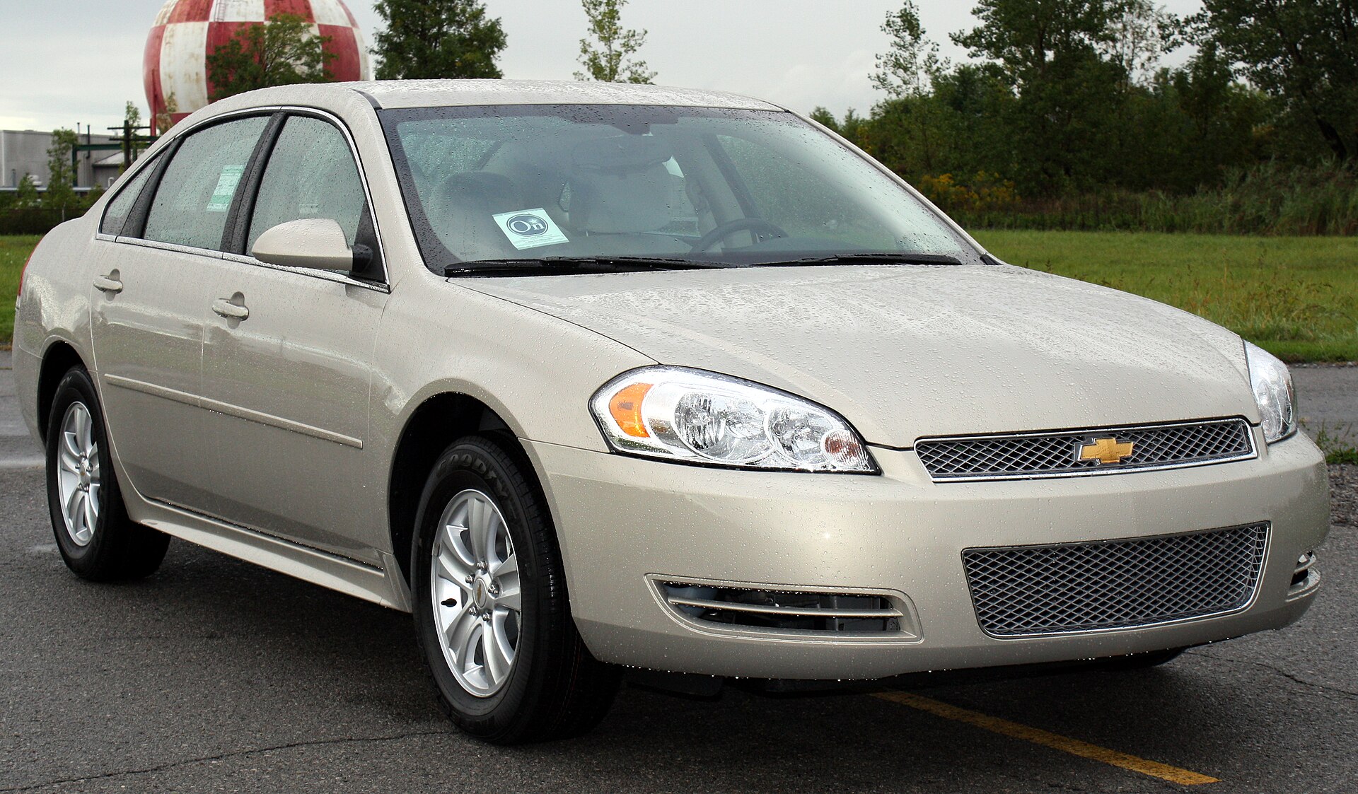 2012 Chevrolet Impala photographed for NHTSA recall documentation.