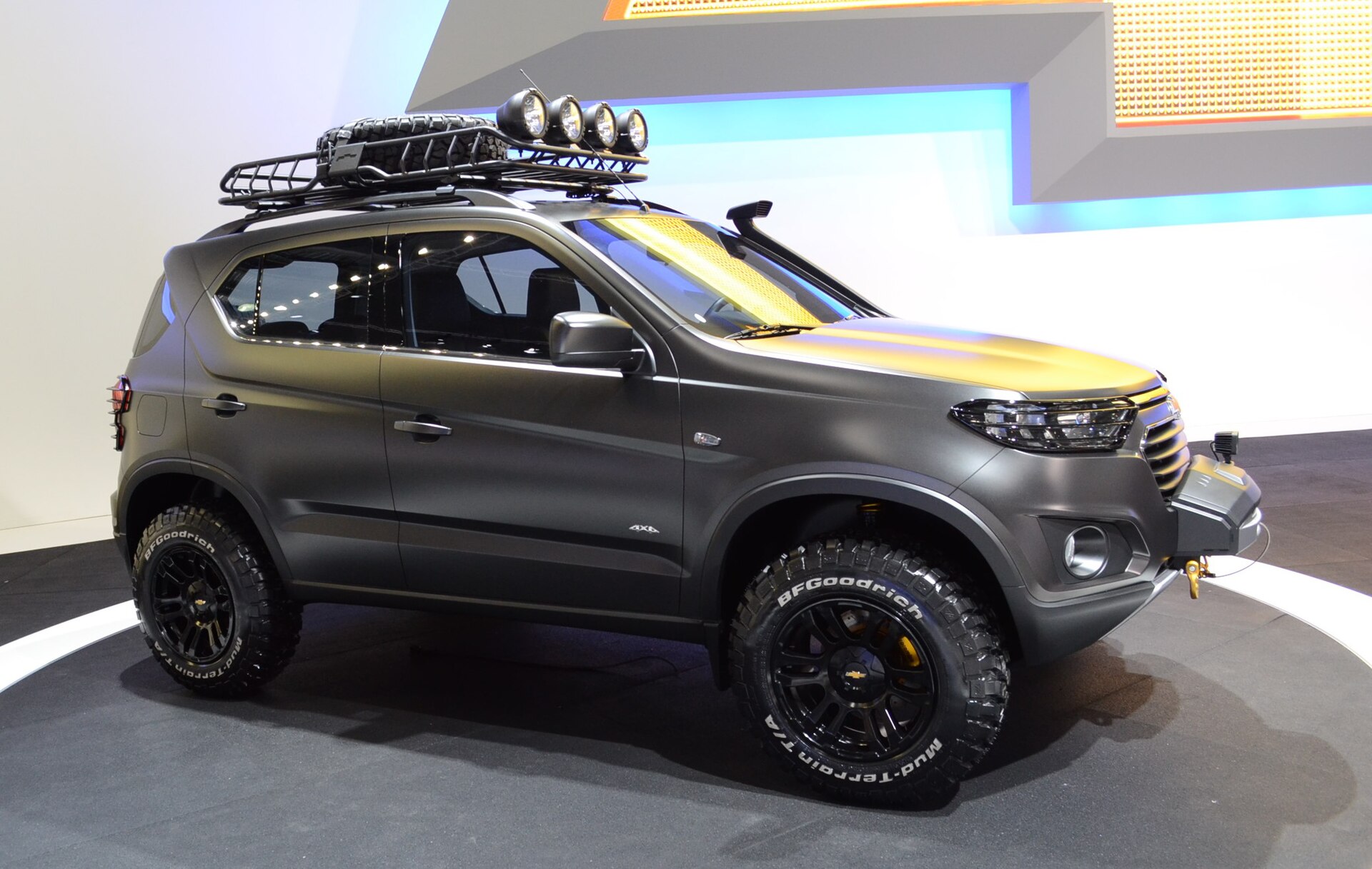 Chevrolet Niva Concept at an auto show