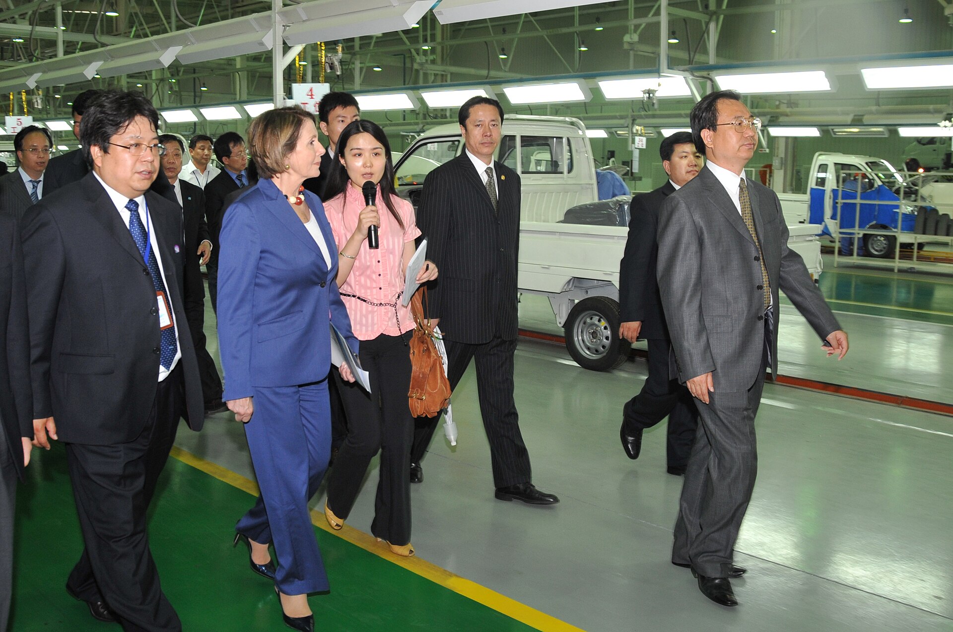 Electric car factory in Tianjin, China, 2013
