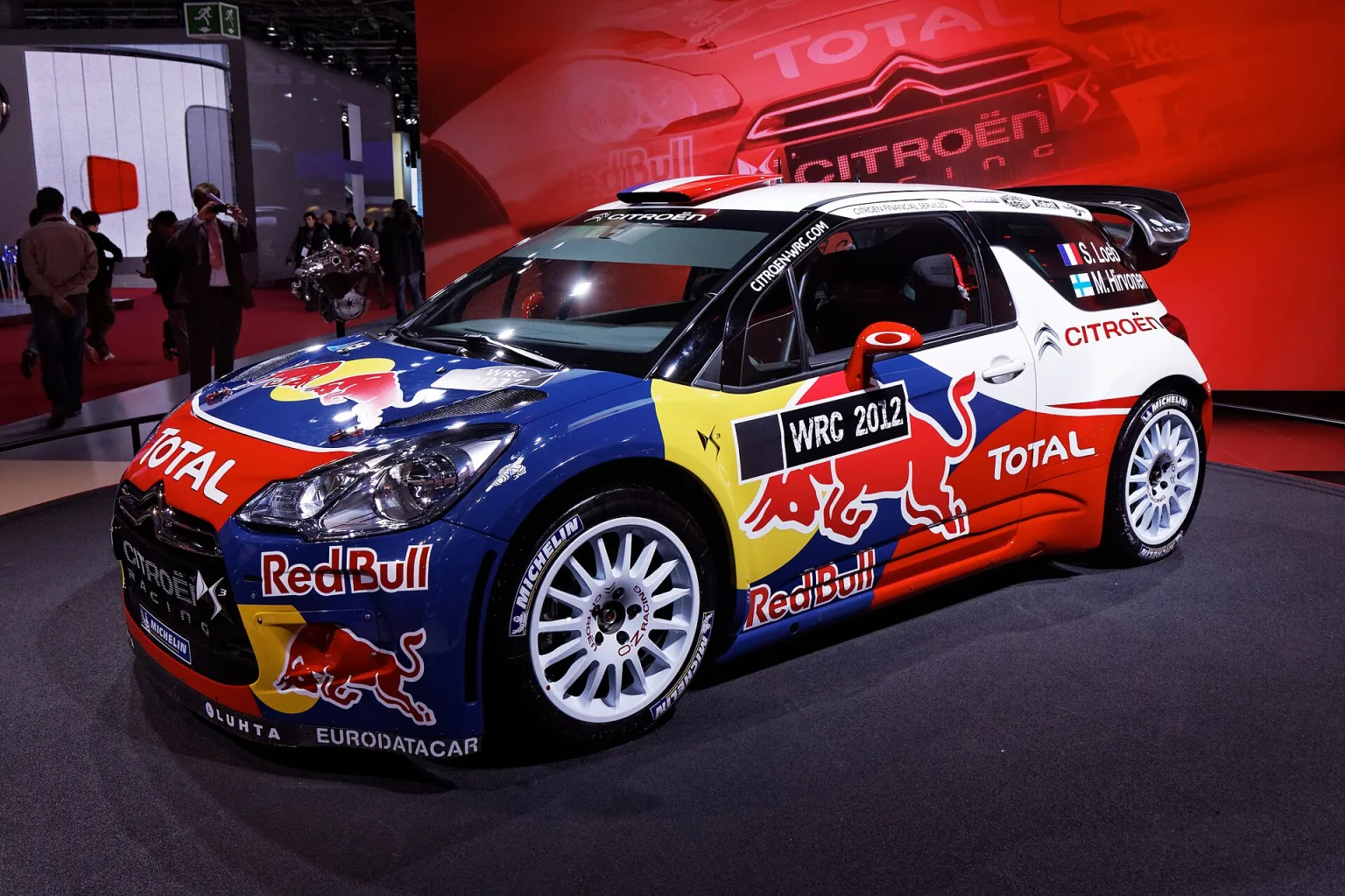 Citroën DS3 WRC at the 2012 Paris Motor Show