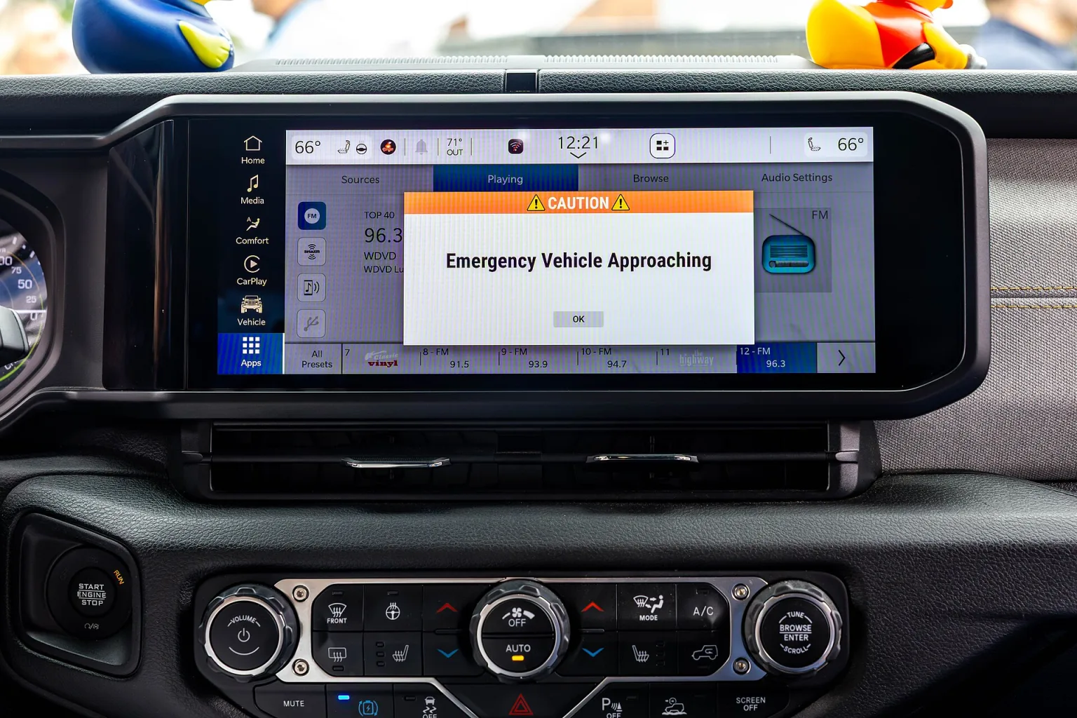 HAAS Alert connected car technology demonstration